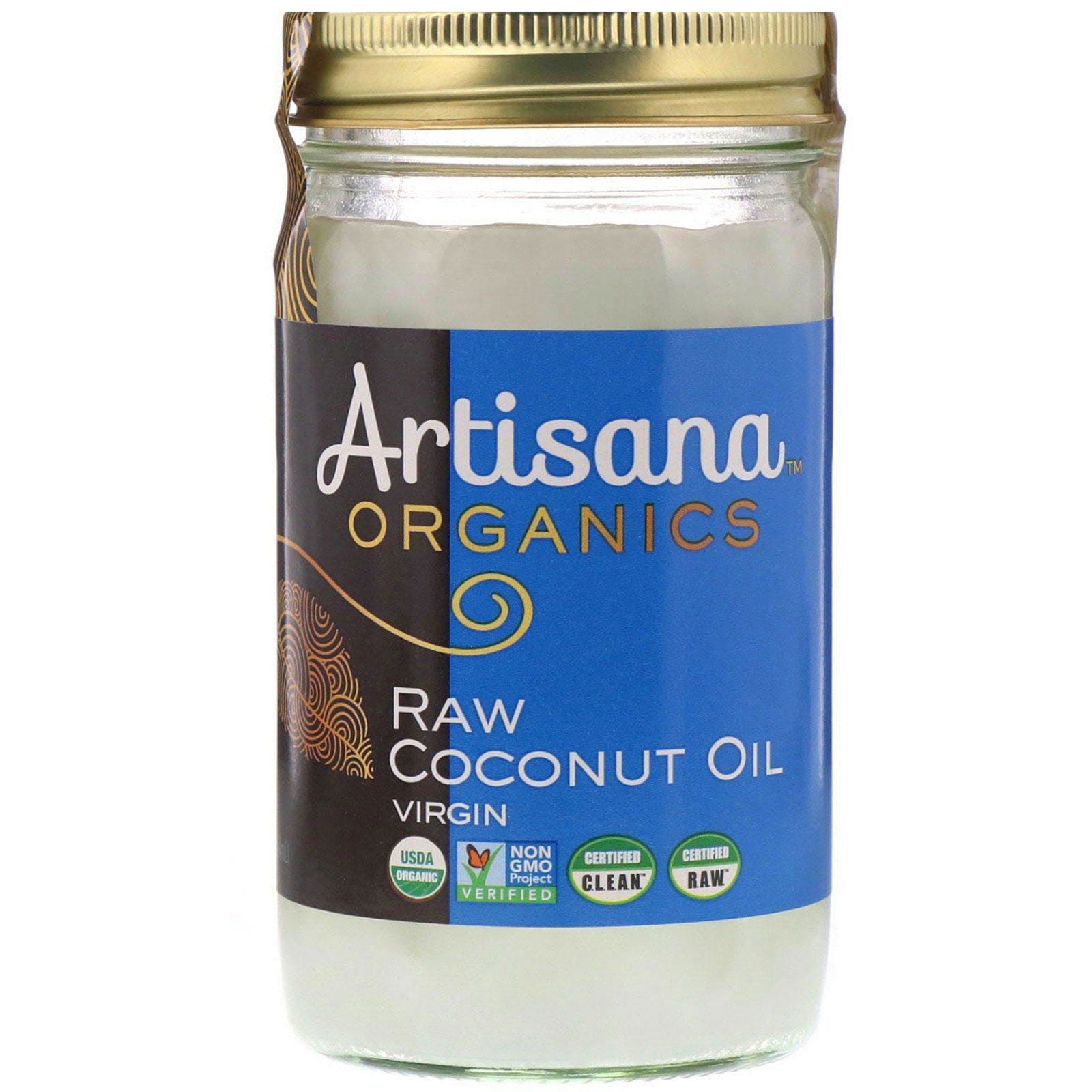 Artisana, Organics, Aceite de coco en bruto, Virgen, 14 oz (414 g)