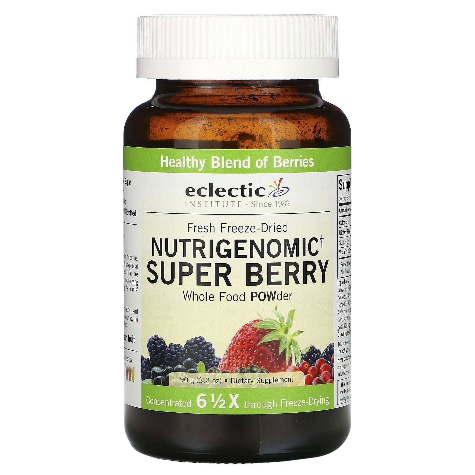Eclectic Institute, Nutrigenomic, Polvo Sabor a Bayas, 3.17 oz (90 g)