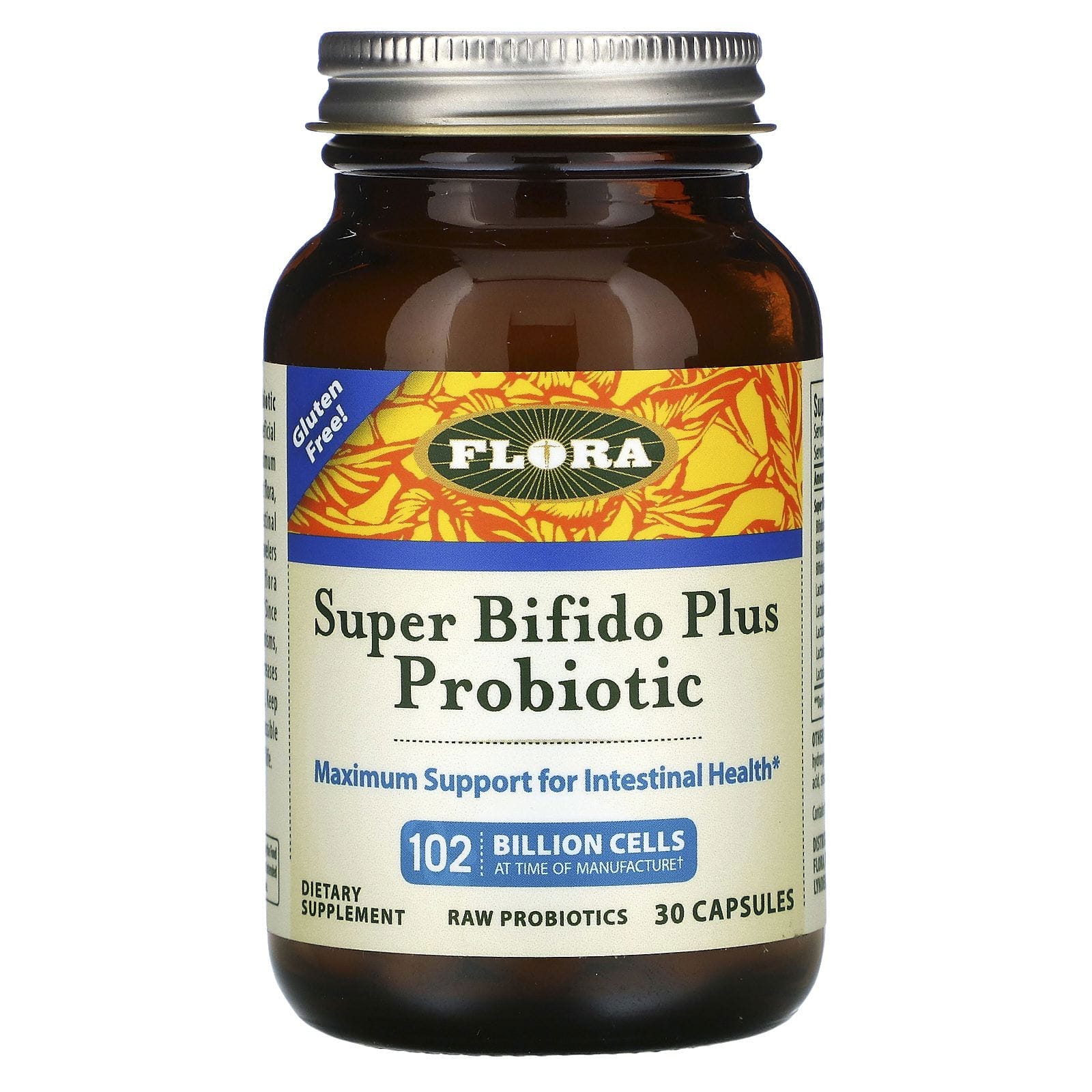 Flora, Udo's Choice, Super Bifido Plus Probiotic, 102 Billion Cells, 30 Capsules