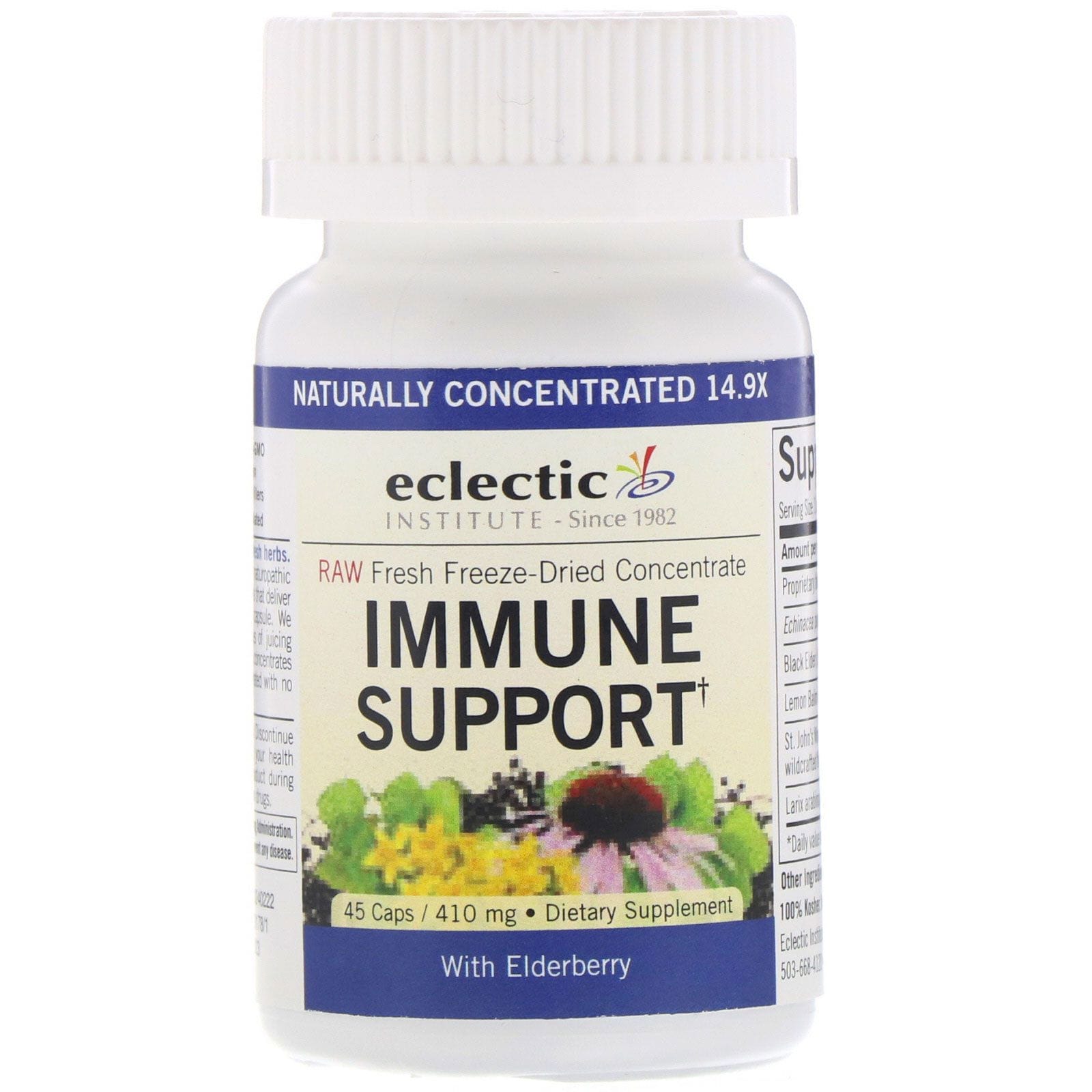 Eclectic Institute, Apoyo inmunitario, 410 mg, 45 cápsulas