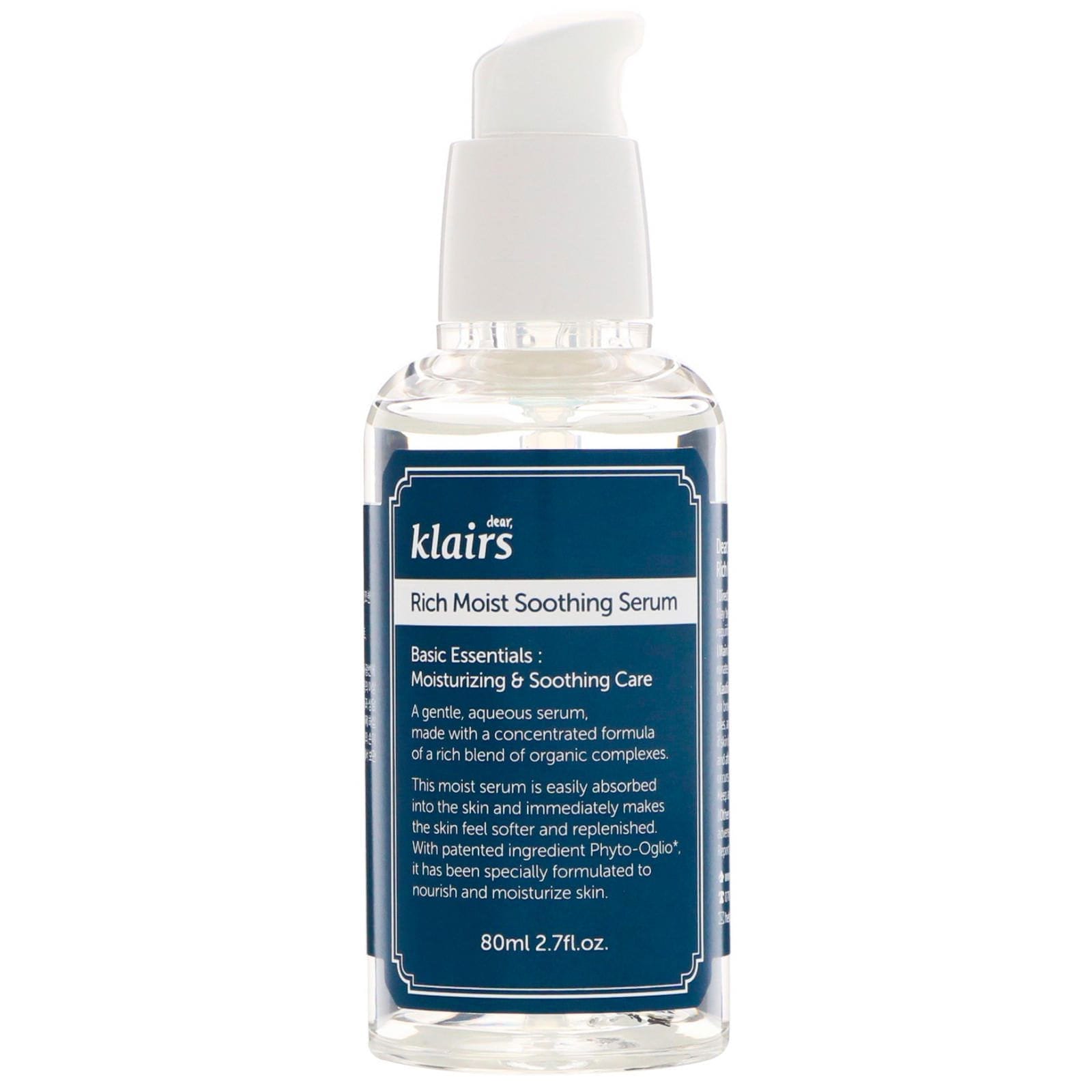 Dear, Klairs, Serum para hidratar y aliviar, 2.7 fl oz (80 ml)