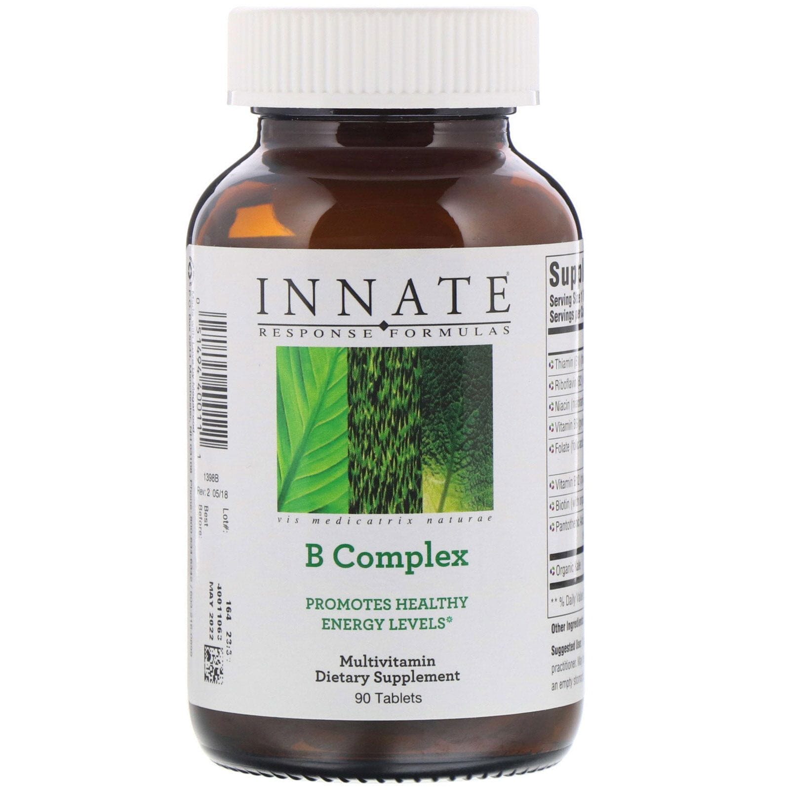 Innate Response Formulas, Complejo B, 90 tabletas