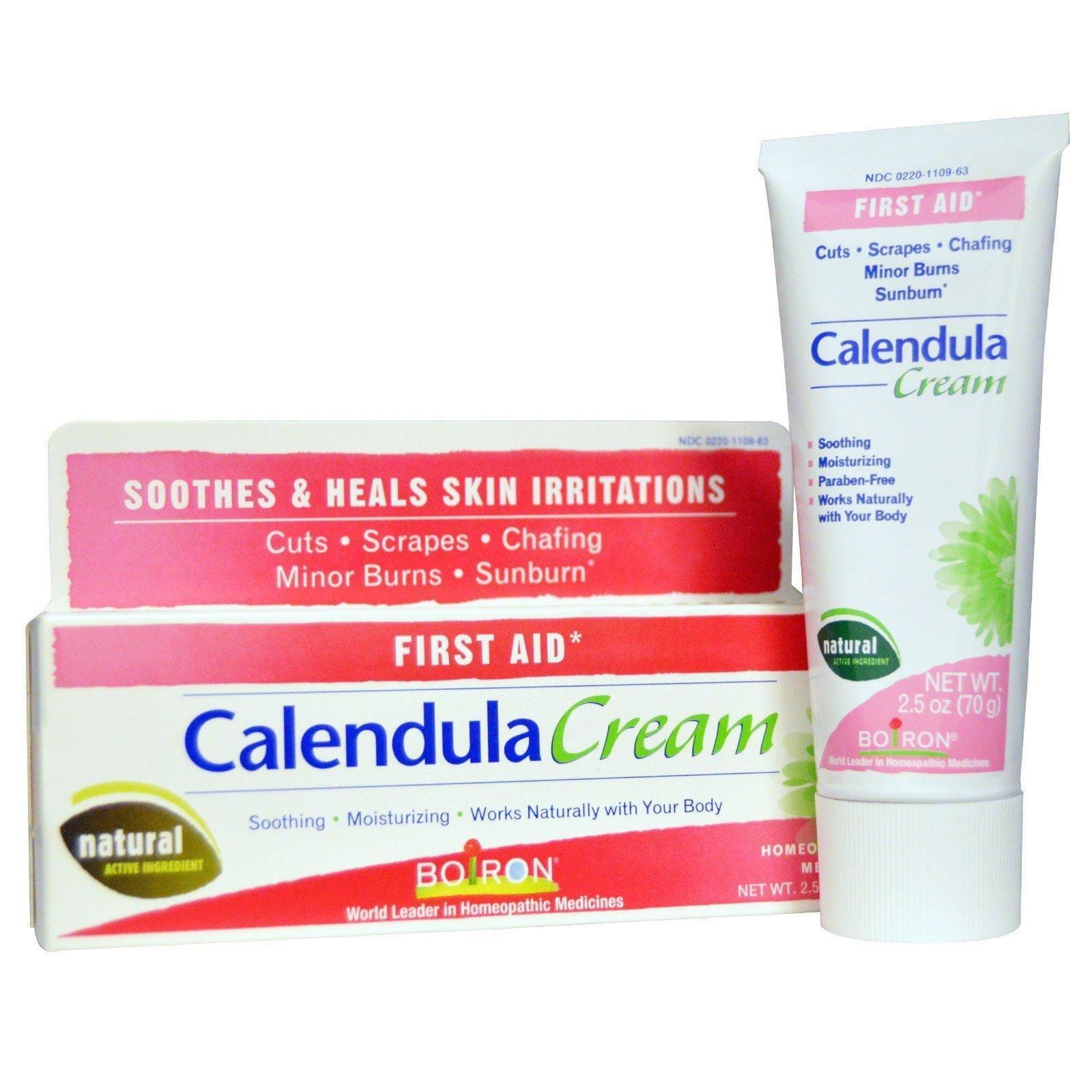 Boiron, Crema de caléndula, primeros auxilios, 2.5 oz (70 g)