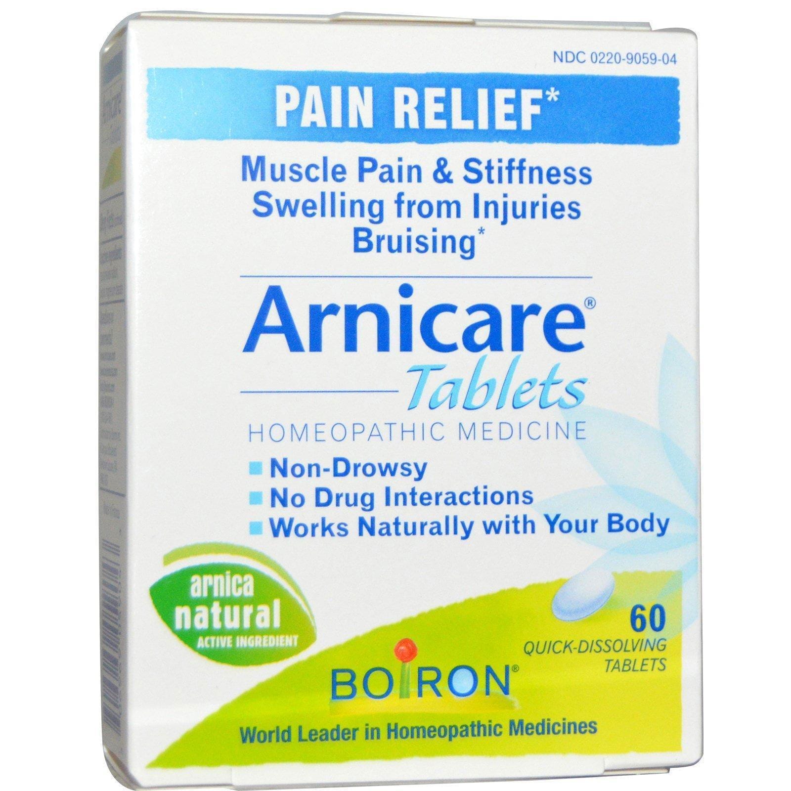 Boiron, Arnicare, Alivio para el dolor, 60 Comprimidos de disolución rápida