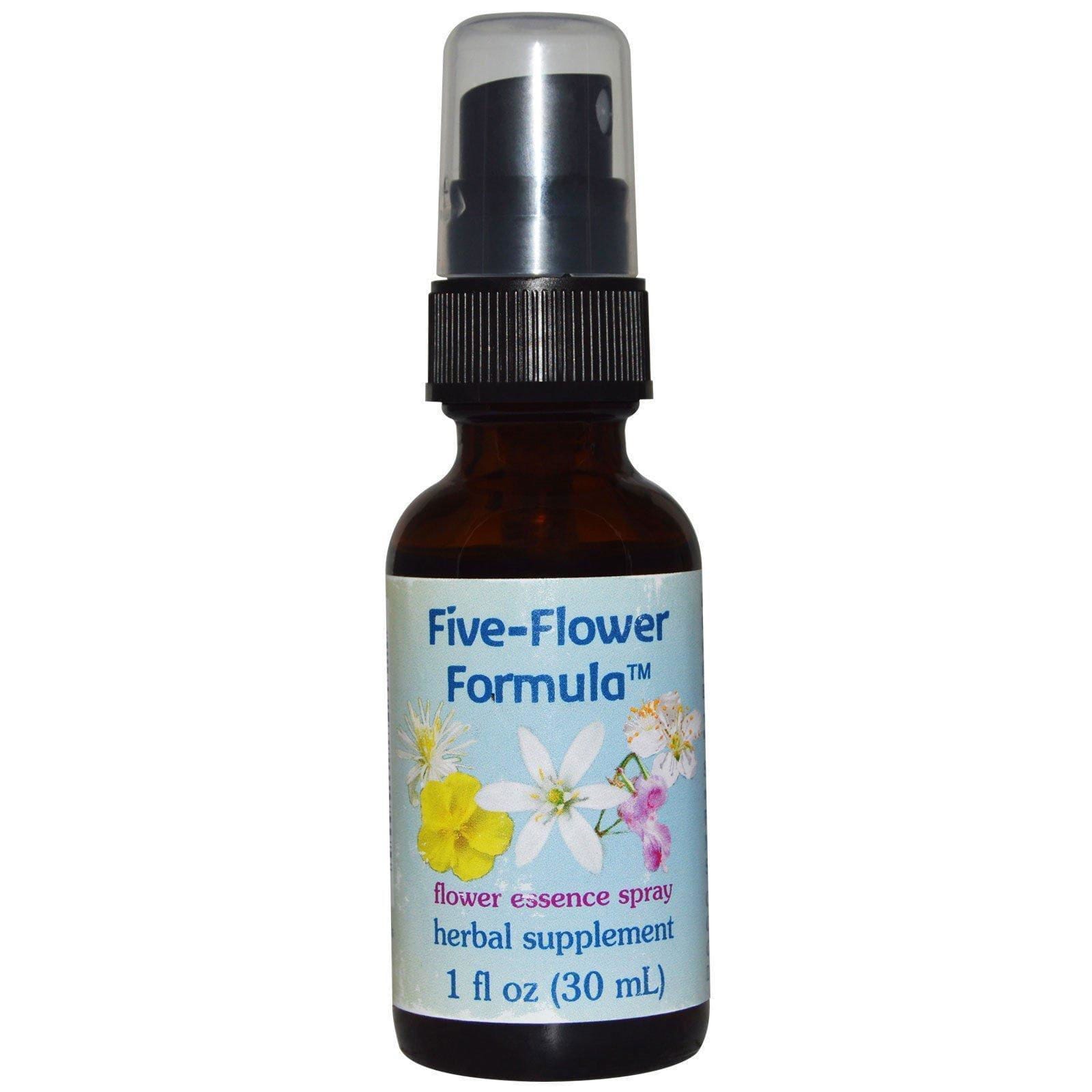 Flower Essence Services, Five-Flower Formula, esencia floral en spray , 1 oz líquida (30 ml)