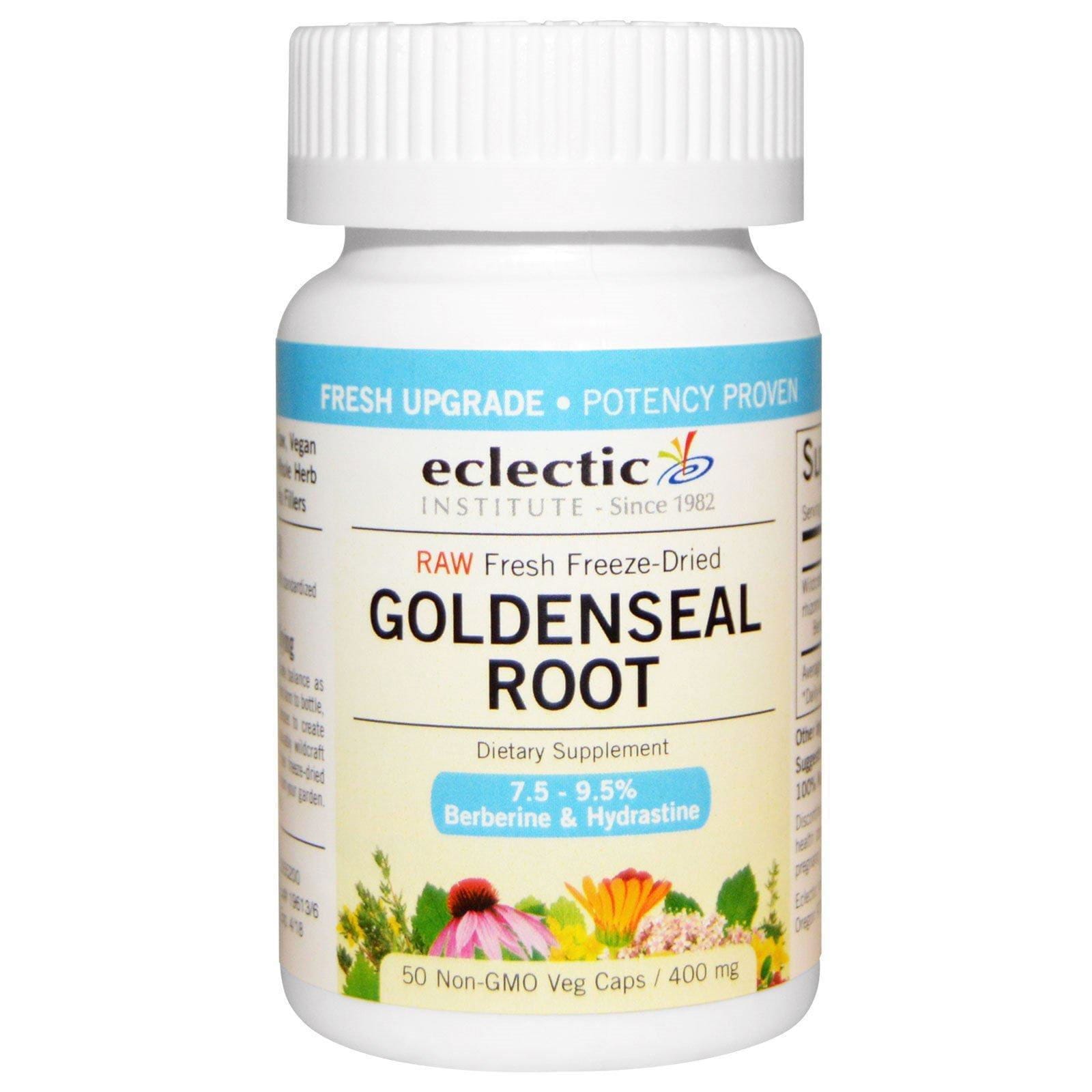 Eclectic Institute, Raíz de Hidrasis, 400 mg, 50 Cápsulas Vegetarianas