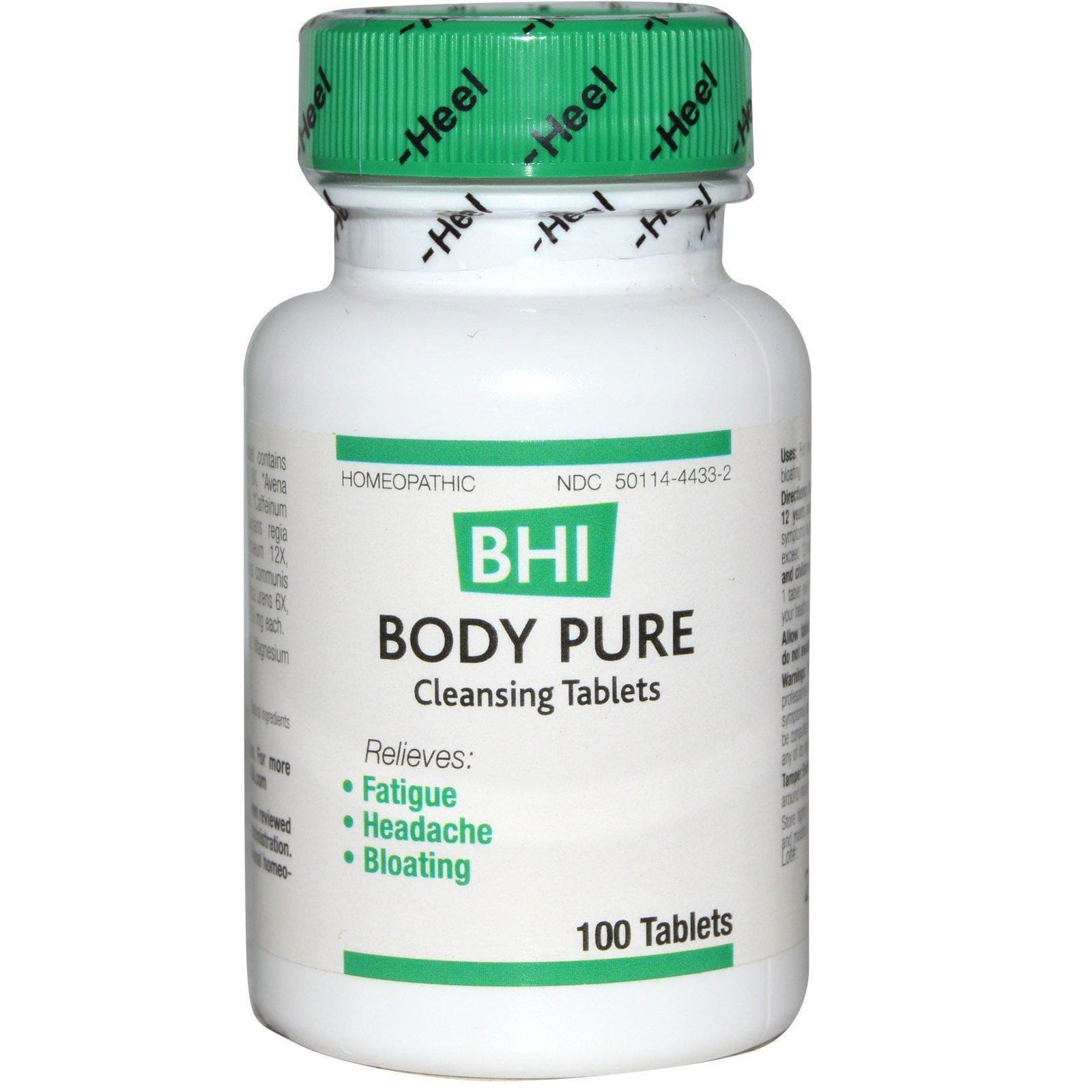 MediNatura, BHI, Body Pure, 100 comprimidos
