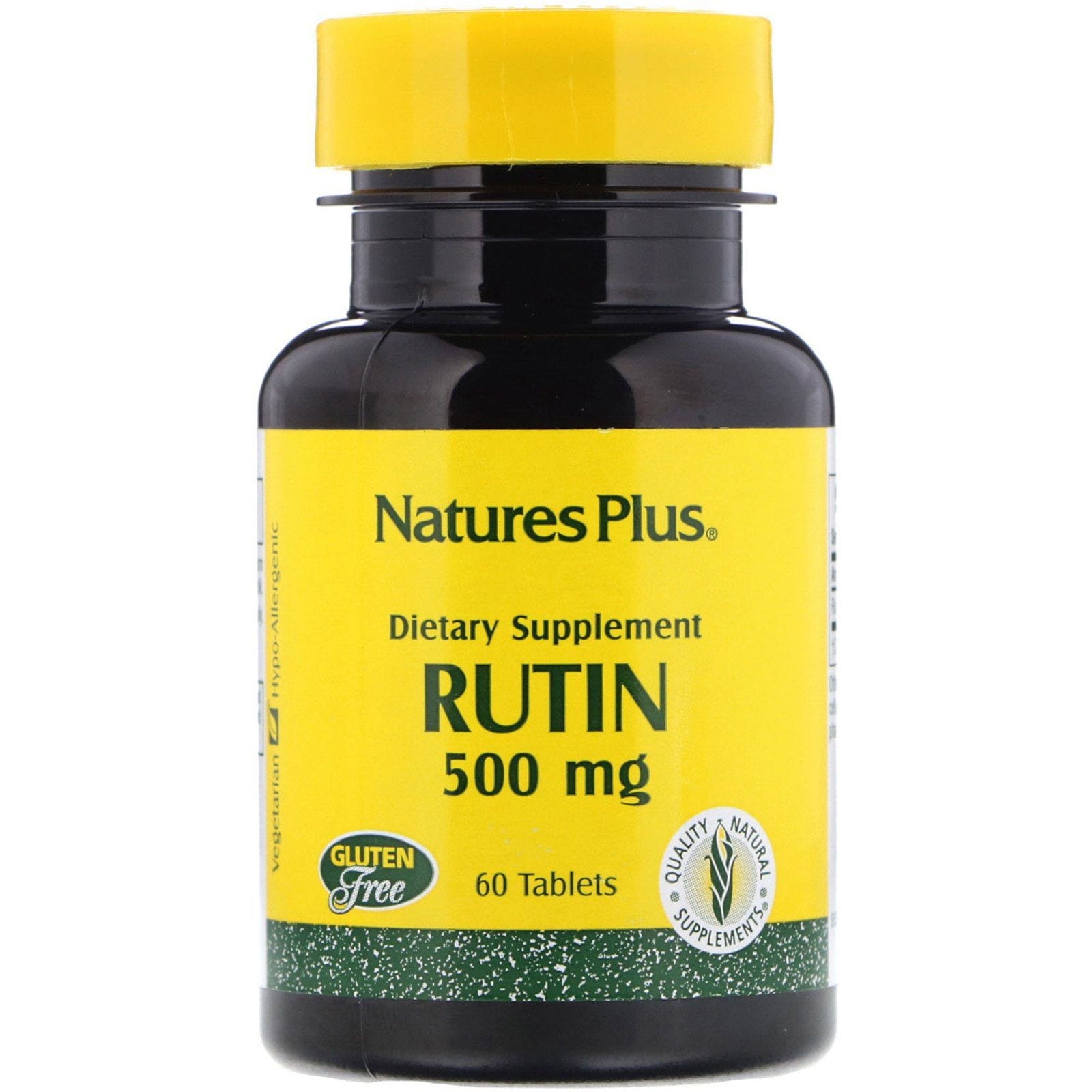 Nature's Plus, Rutin, 500 mg, 60 tabletas