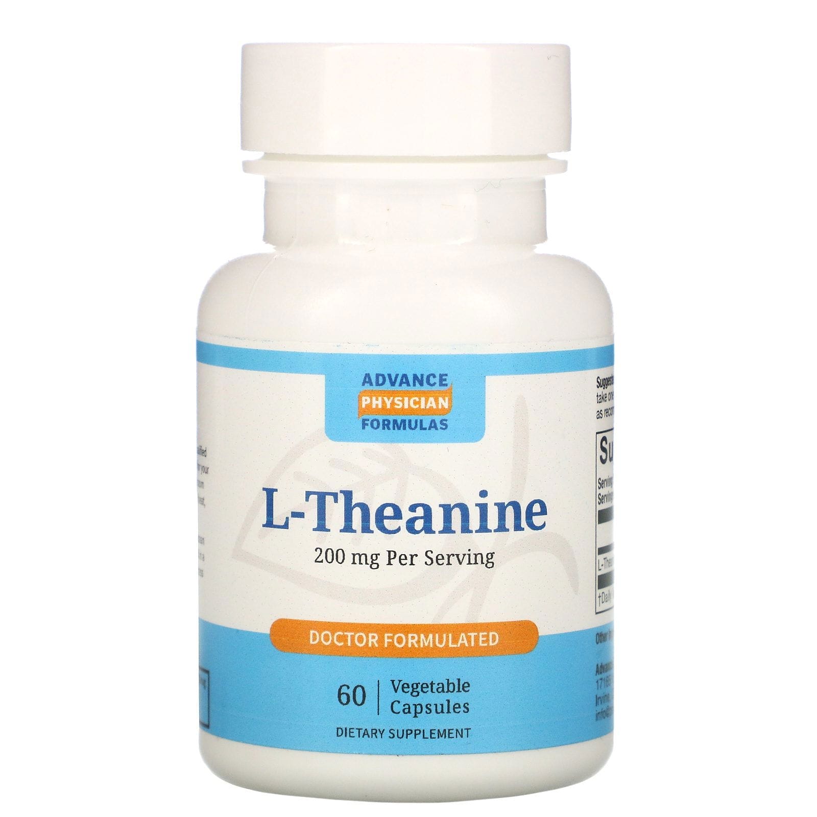 Advance Physician Formulas, L-Teanina, 200 mg, 60 cápsulas