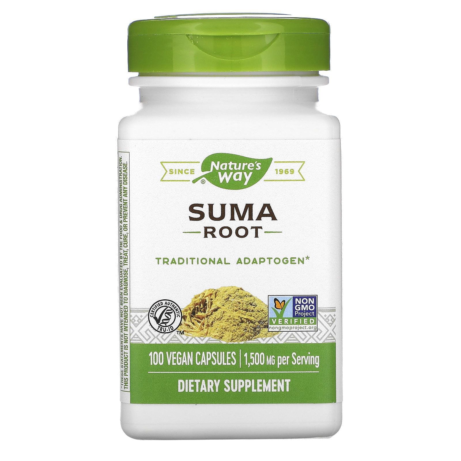 Nature's Way, Suma Root, 1,500 mg, 100 Vegan Capsules