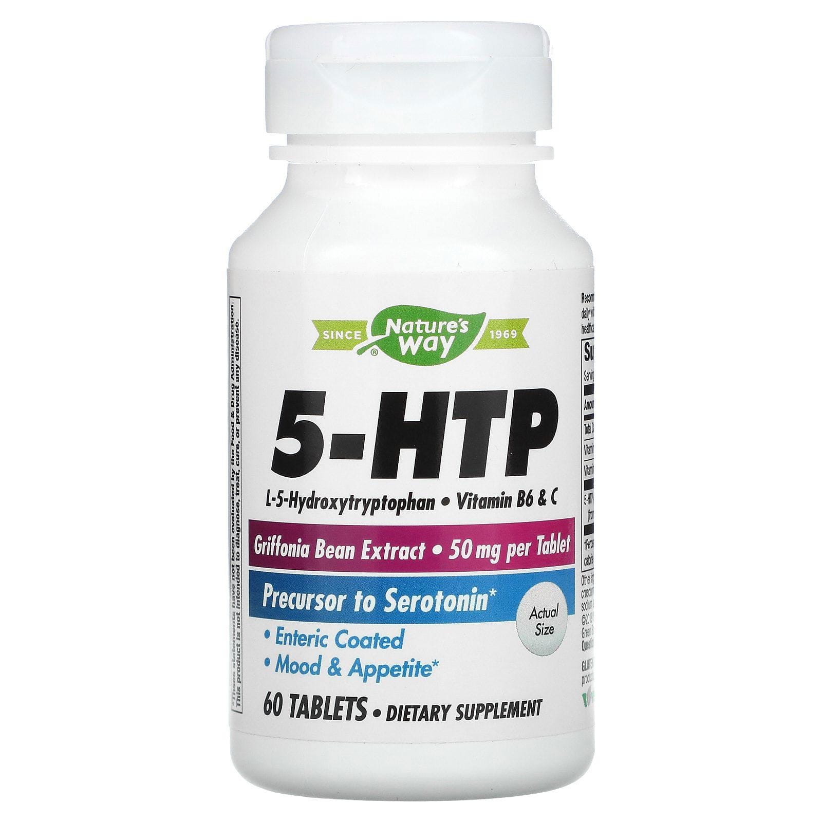 Nature's Way, 5-HTP, 60 tabletas