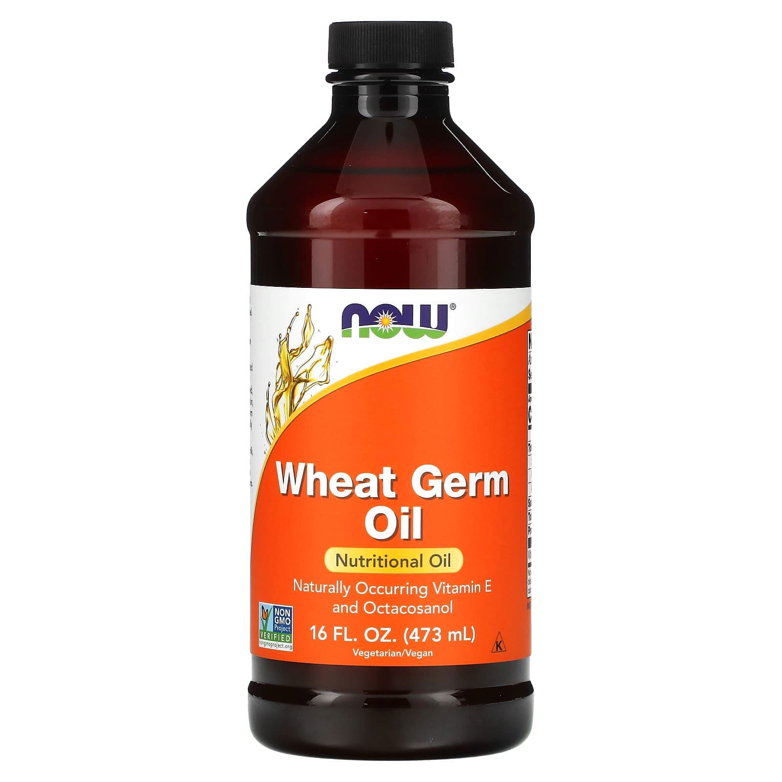 NOW Foods, Aceite de Germen de Trigo, 16 fl oz (473 ml)
