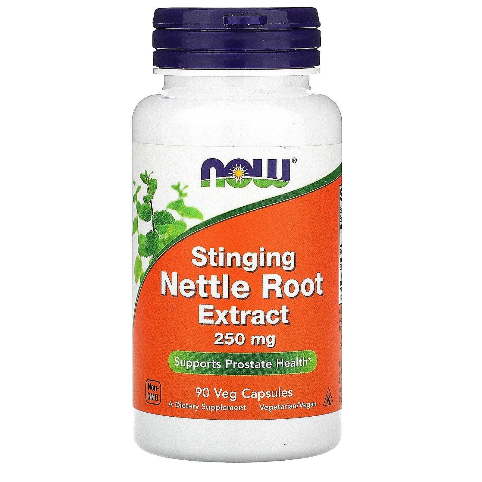 Now Foods, Extracto de raíz de ortiga, 250 mg, 90 cápsulas vegetales