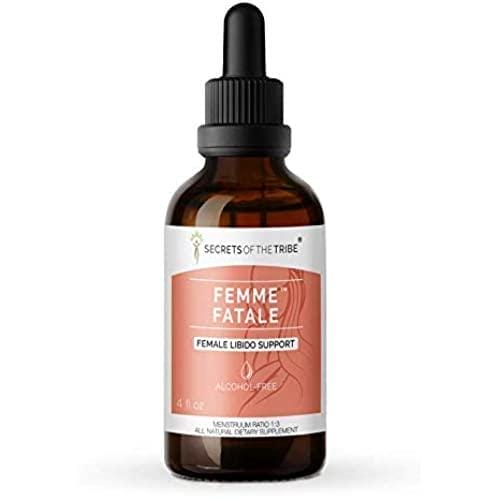 Hembra Libido Care Tintura alcohol-free Extracto de líquido (Korean Ginseng Root, corteza de canela, jengibre raíz, Maca Plant), color rojo, 1