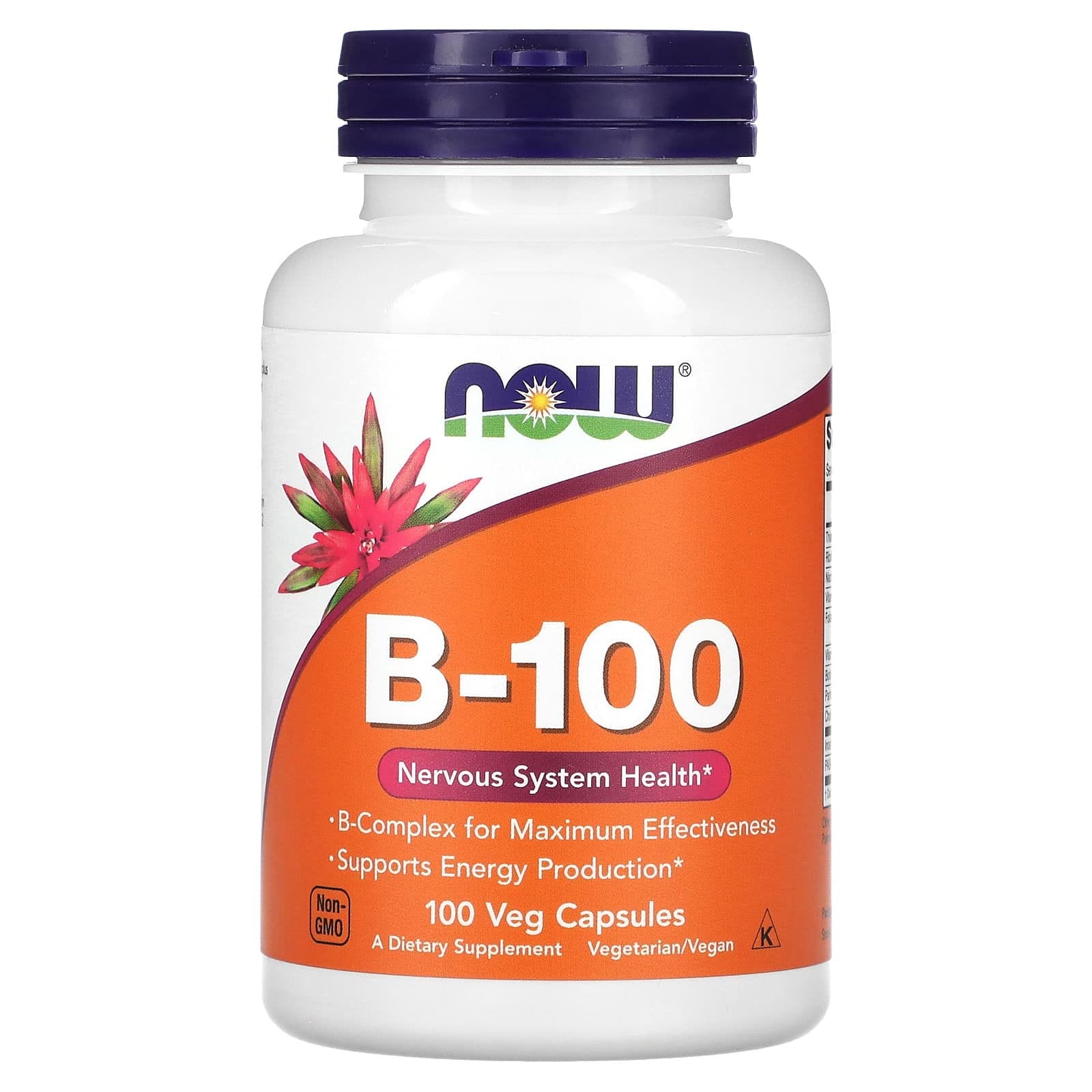 NOW Foods, B-100, 100 cápsulas vegetales