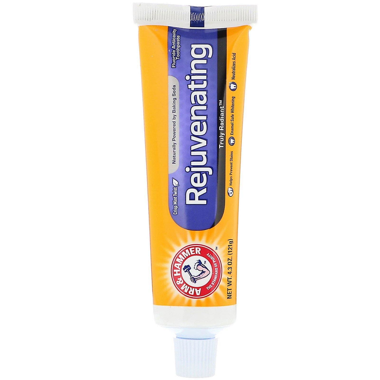 Arm & Hammer, Verdaderamente radiante, pasta dental rejuvenecedora, toquecito a menta fresca, 4.3 oz (121 g)