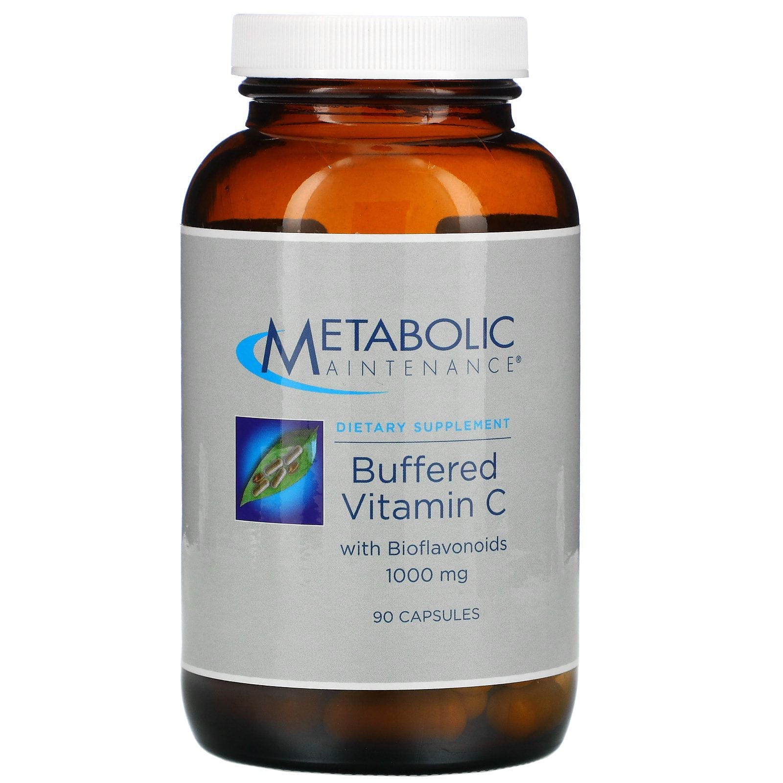 Metabolic Maintenance, Vitamina C con bioflavonoides, 1000 mg, 90 cápsulas