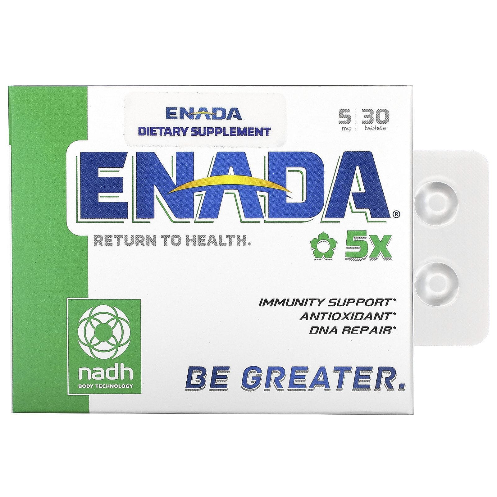 ENADA, 5x, 5 mg, 30 comprimidos