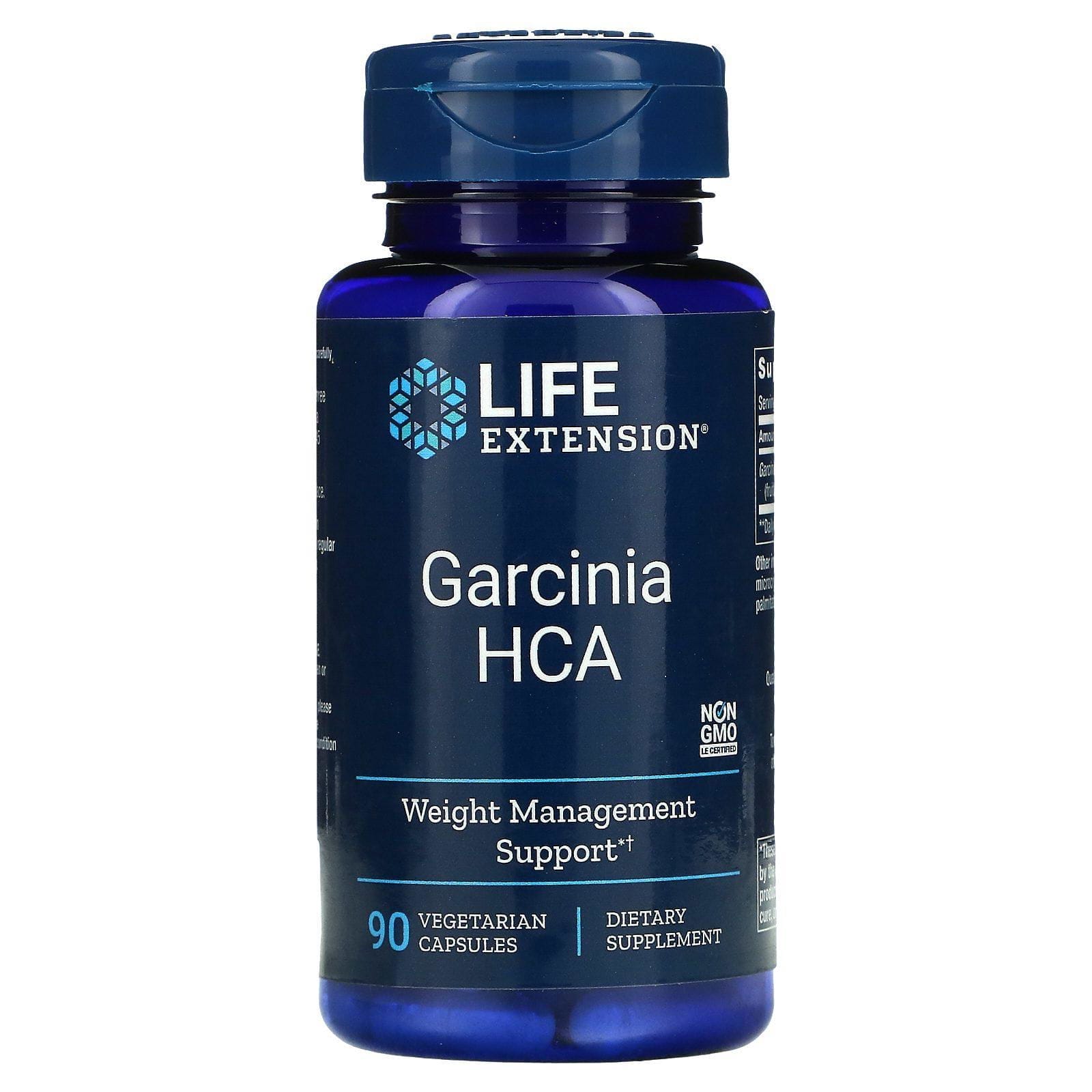 Life Extension, HCA de garcinia, 90 cápsulas vegetarianas