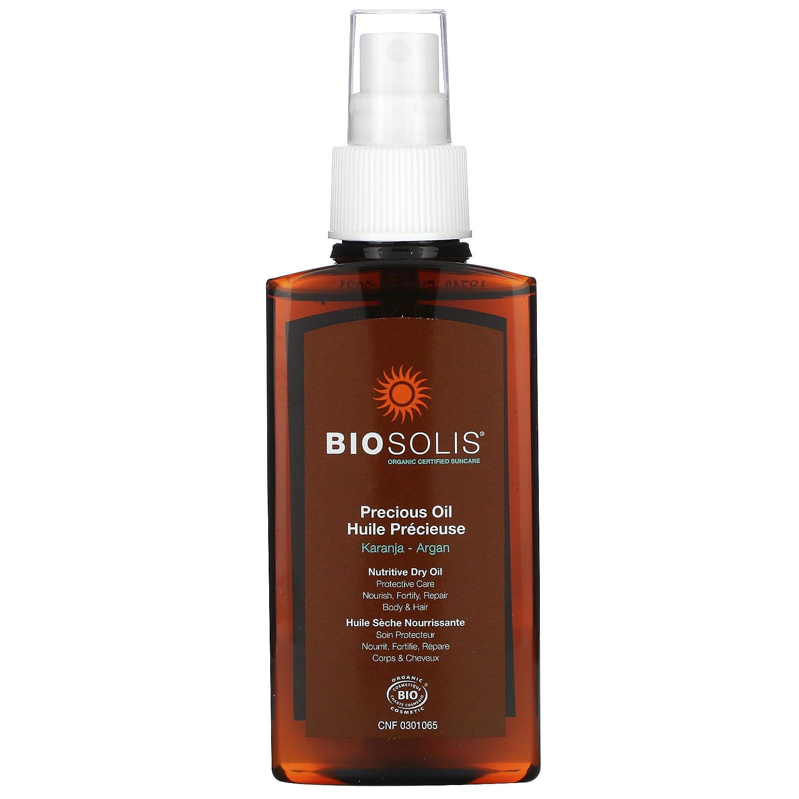 Biosolis, Aceite esencial, Argán, aceite seco nutritivo, 125 ml (4,2 oz. líq.)