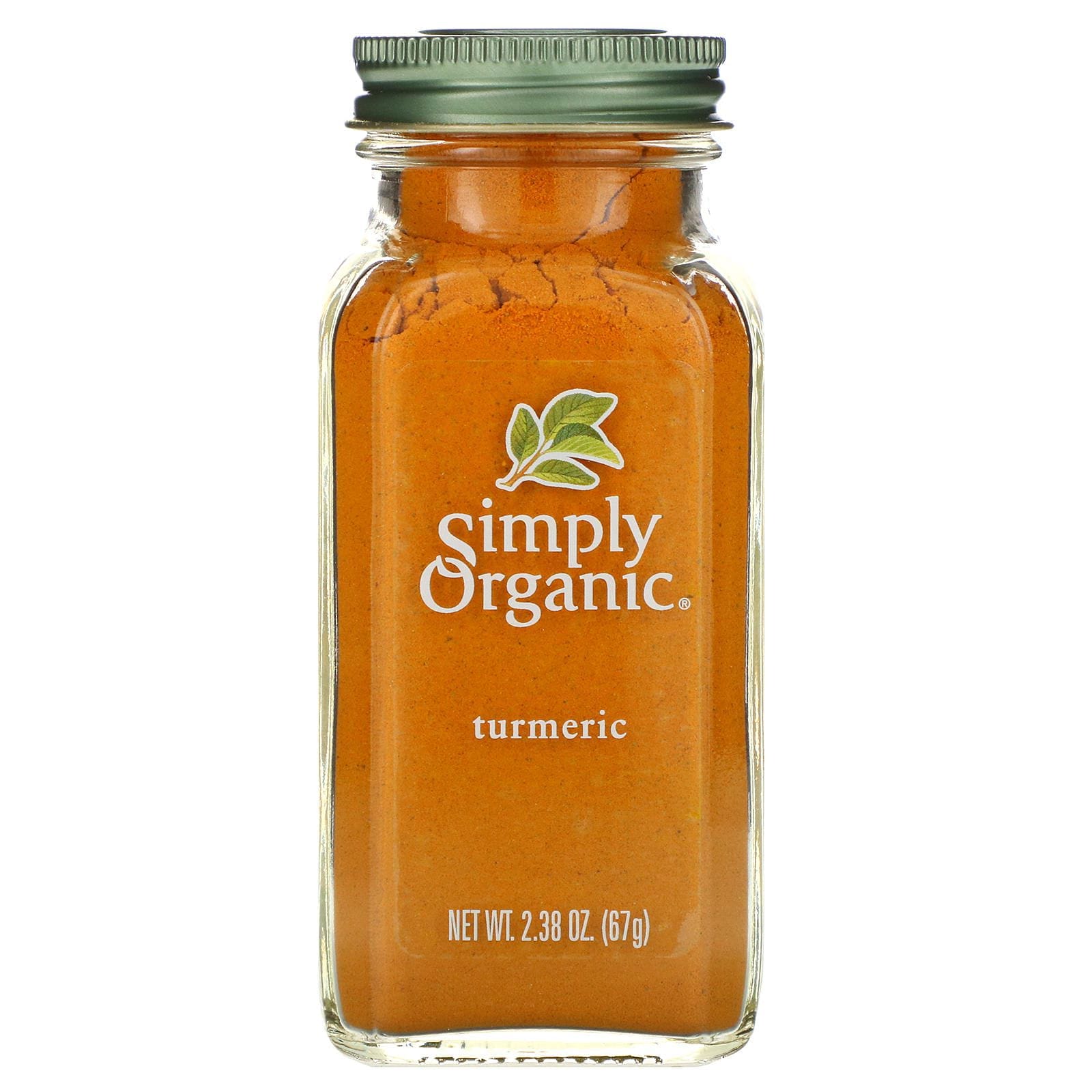 Simply Organic, Turmeric, 2,38 onzas (67 gramos)