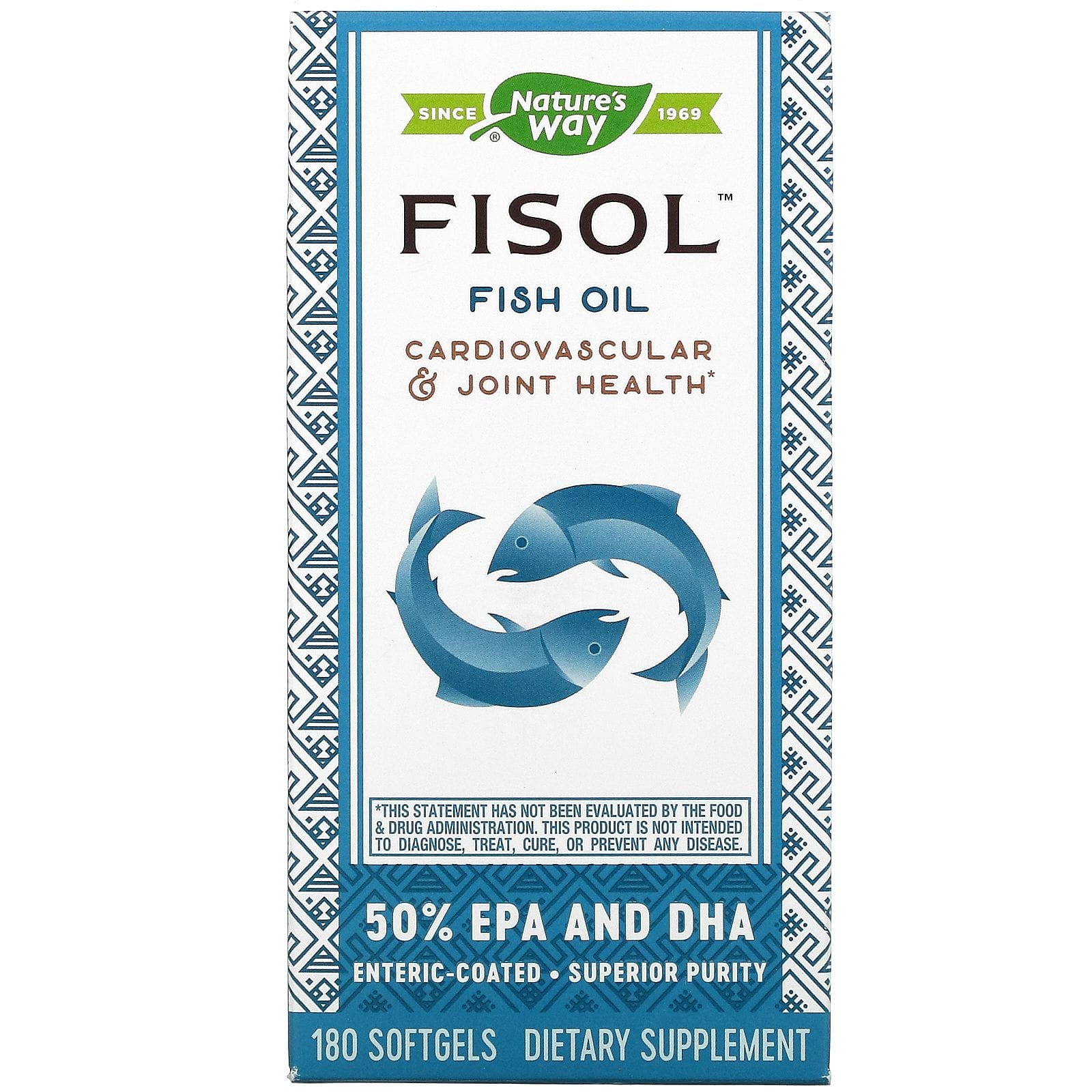 Nature's Way, Fisol, Fish Oil, 180 Softgels