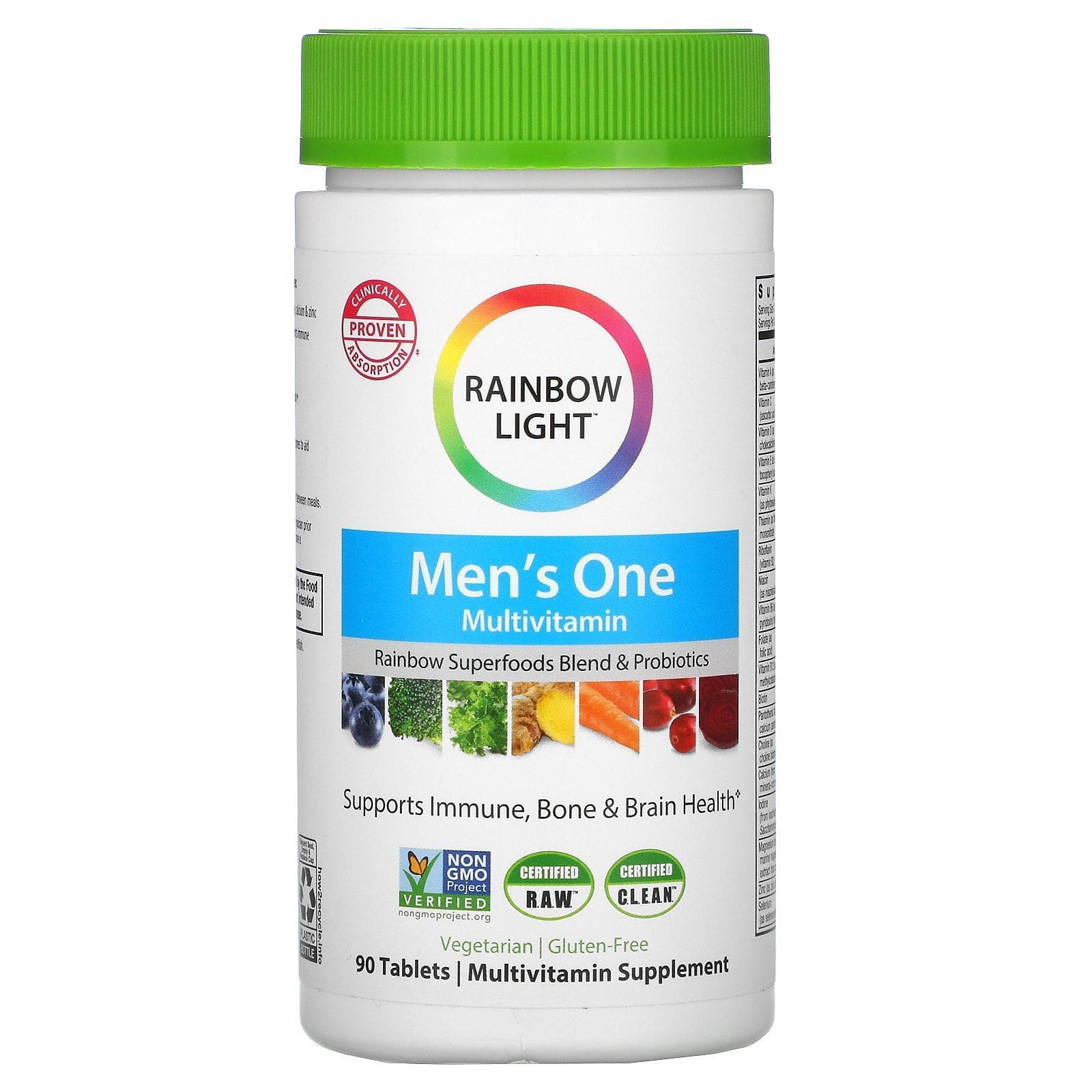 Rainbow Light, Men's One, 90 Tabletas
