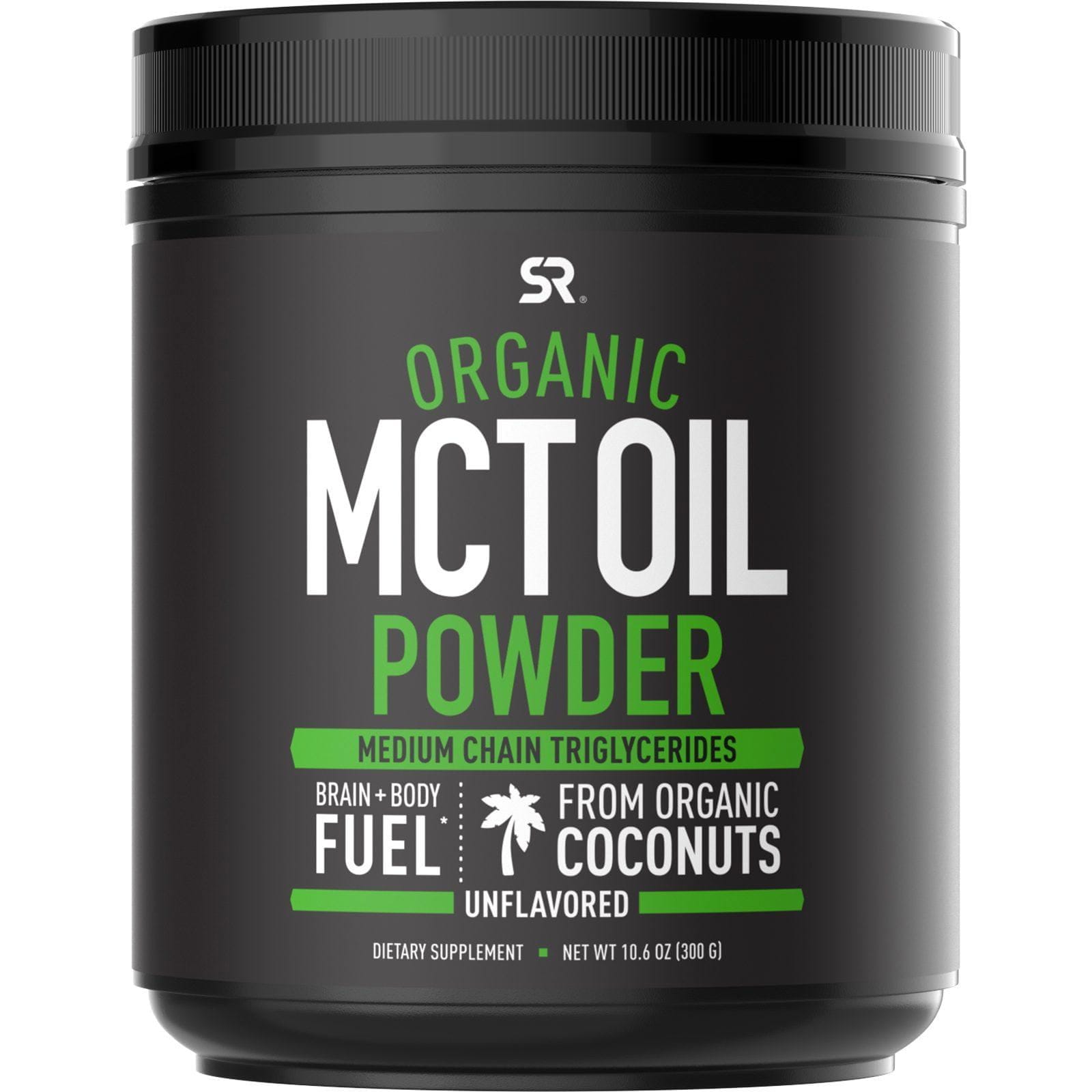 Sports Research, Organic MCT Oil Powder, Unflavored, 10.6 oz (300 g)