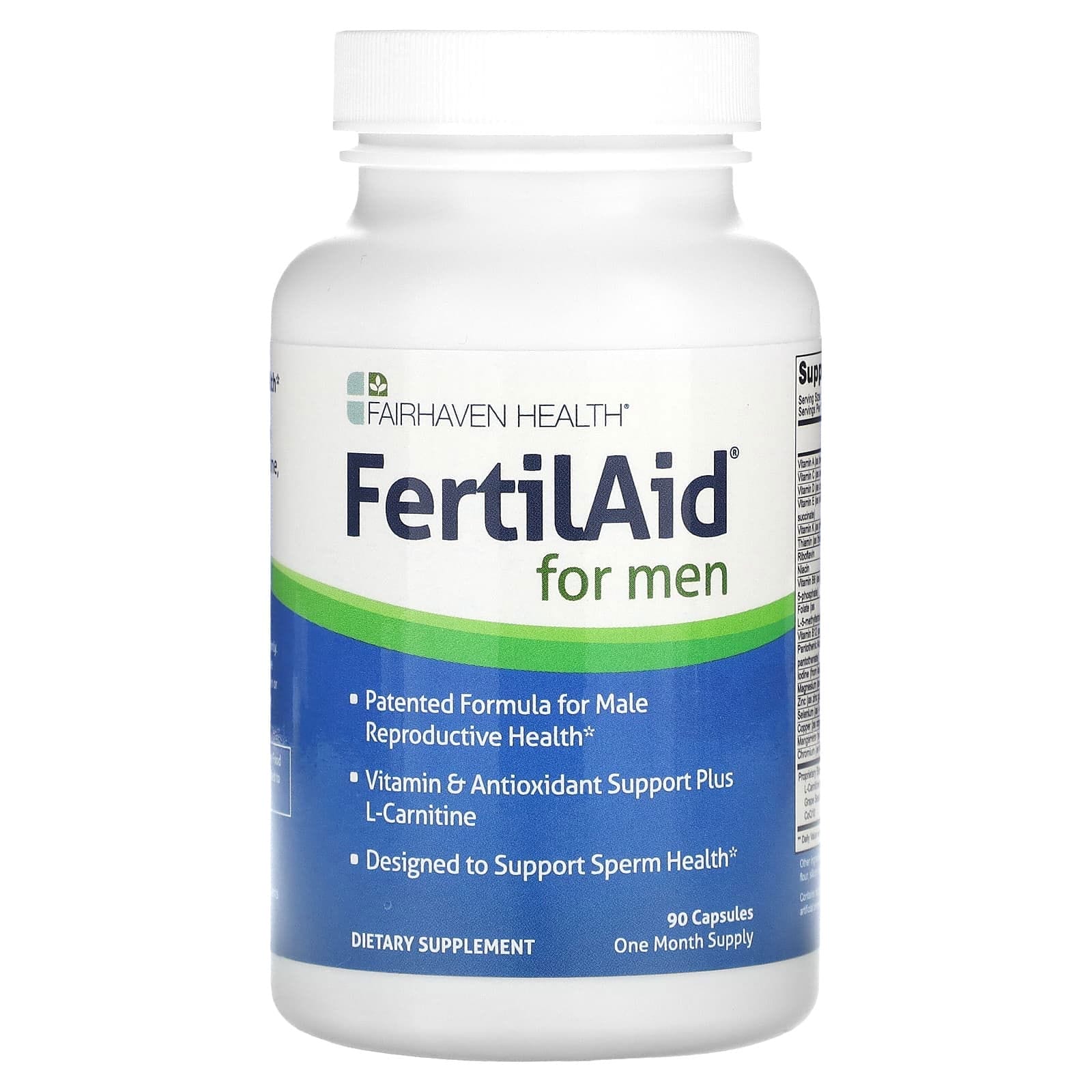 Fairhaven Health, FertilAid para hombres, 90 cápsulas