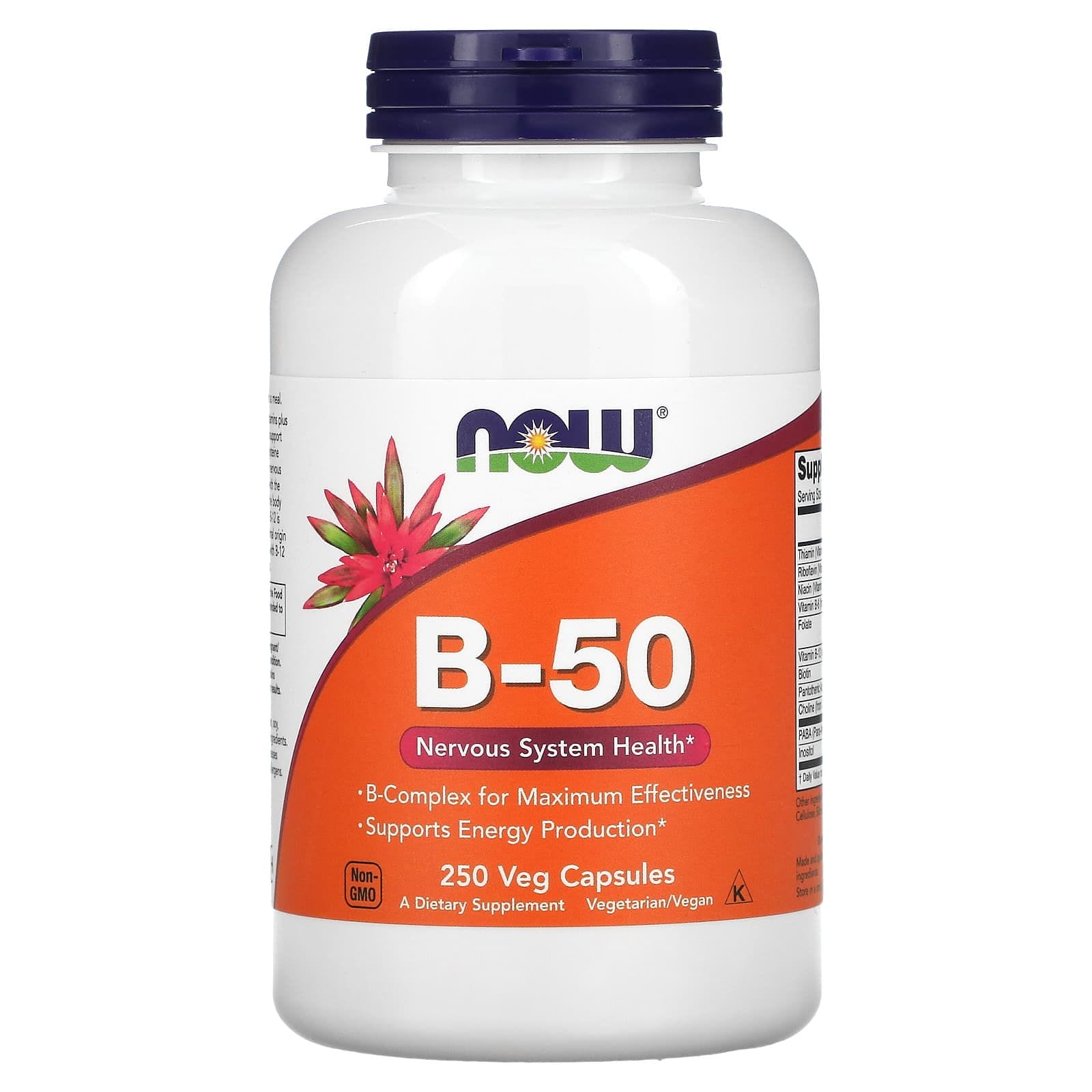 NOW Foods, B-50, 250 cápsulas vegetales