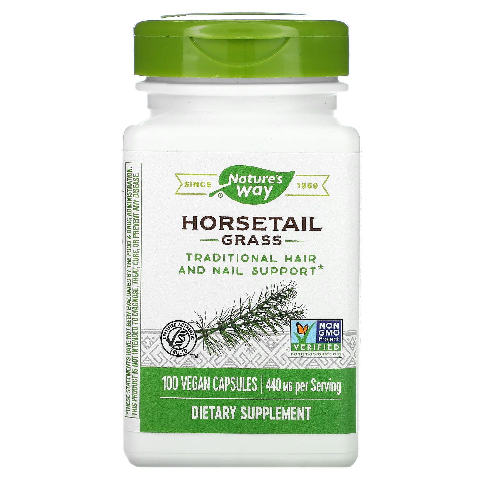 Nature's Way, Horsetail Grass, 440 mg, 100 Vegan Capsules