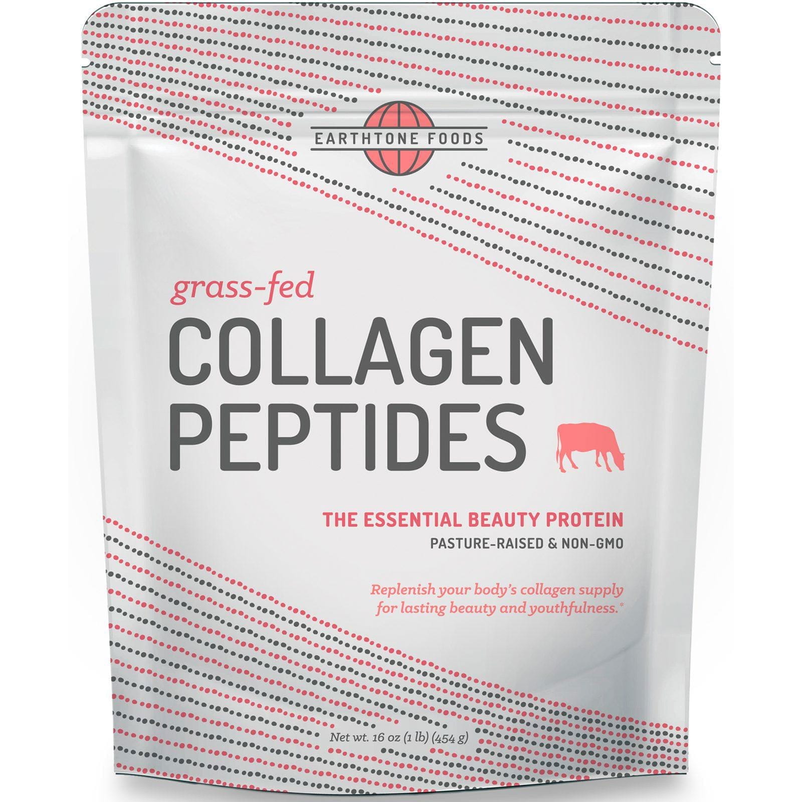Earthtone Foods, Grass-Fed Collagen Peptides, 16 oz (454 g)