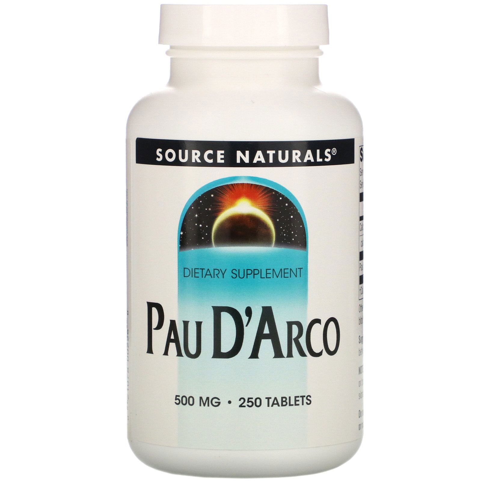 Source Naturals, Lapacho, 500 mg, 250 comprimidos