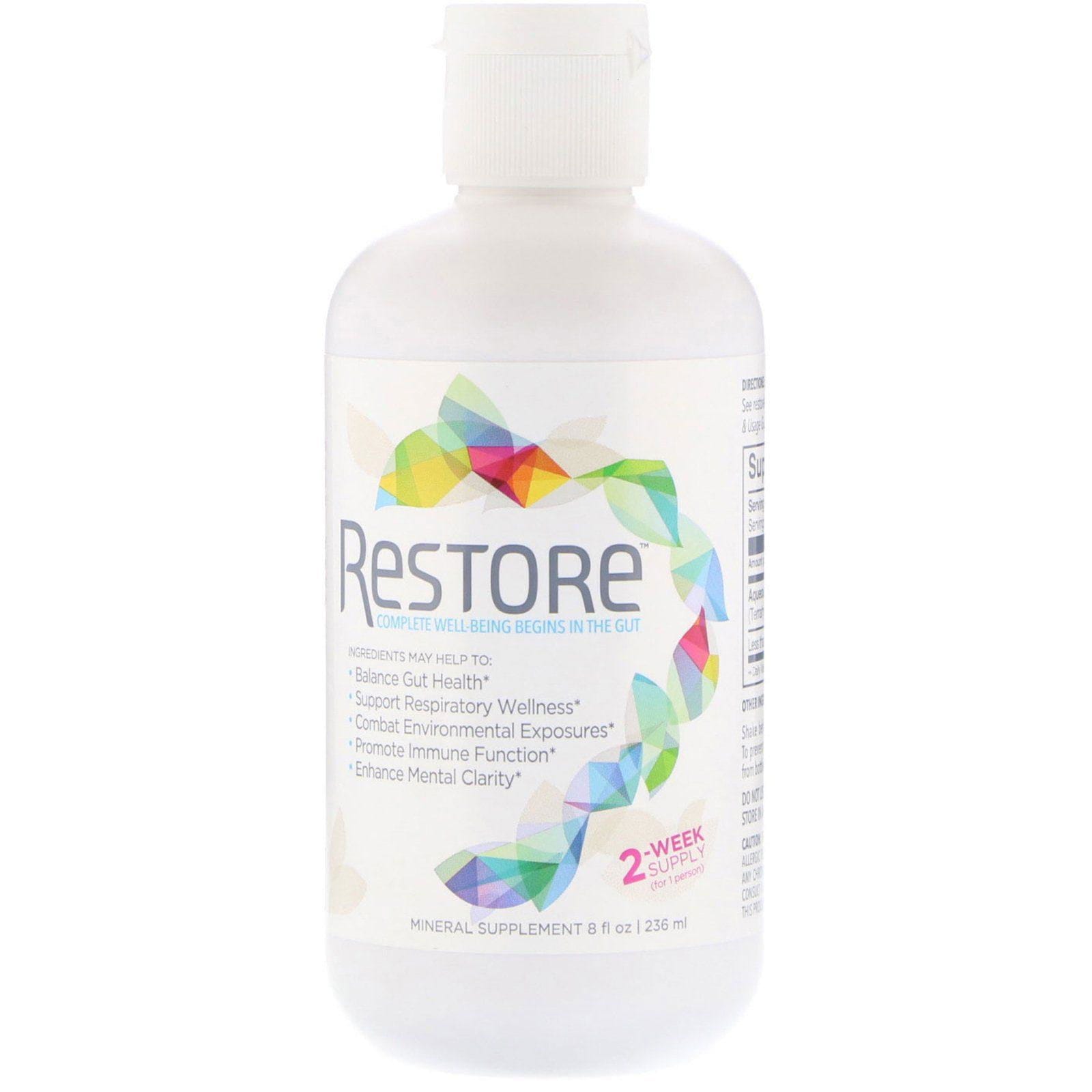 Restore, Como suplemento mineral para la salud intestinal, 8 onzas (237 ml)