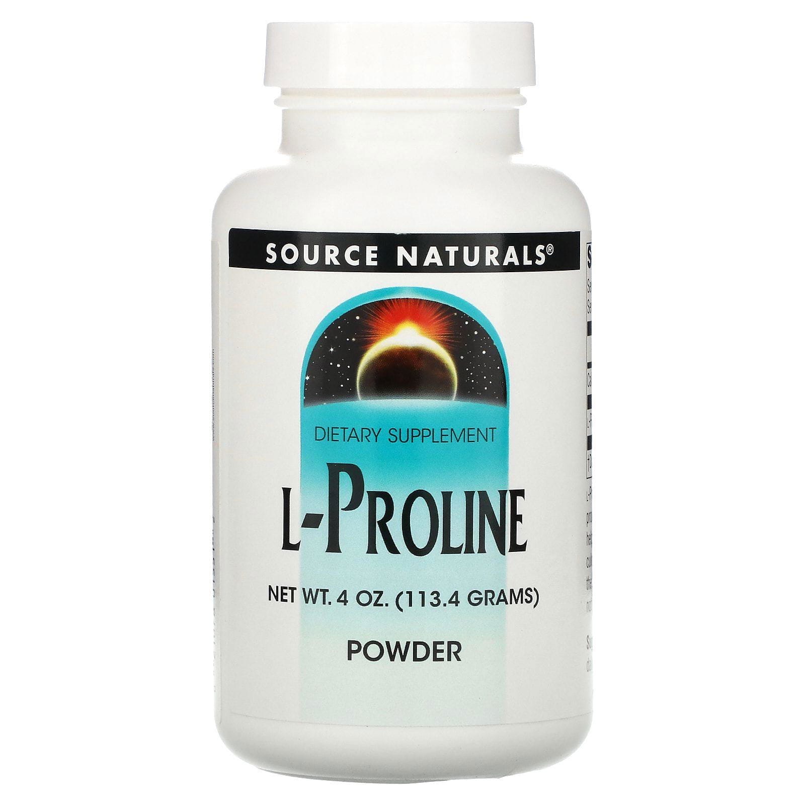 Source Naturals, L-Prolina en polvo, 4 oz (113.4 g)