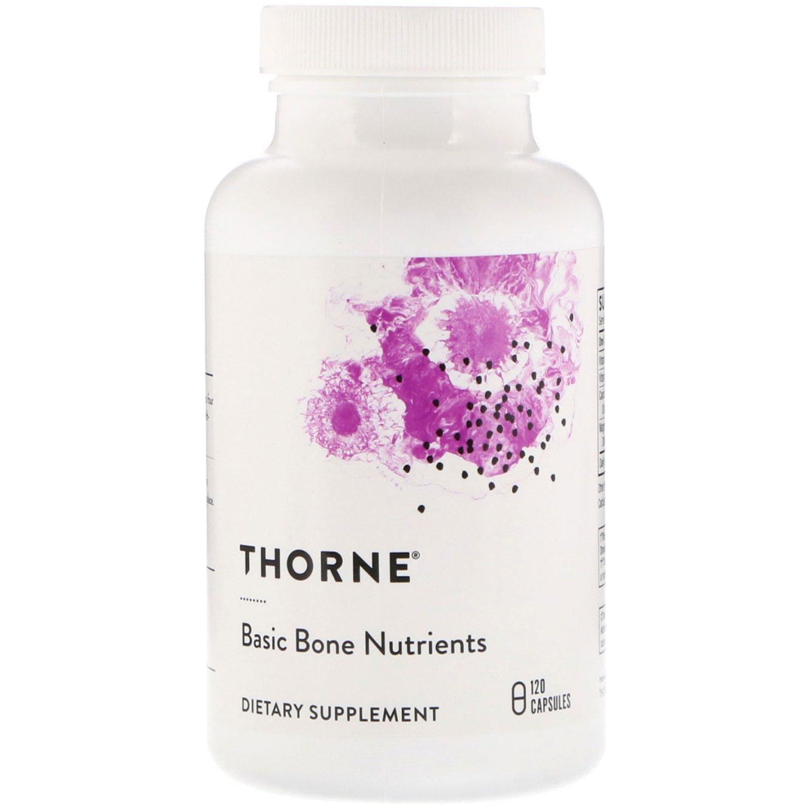 Thorne Research, Nutrientes básicos para los huesos, 120 cápsulas