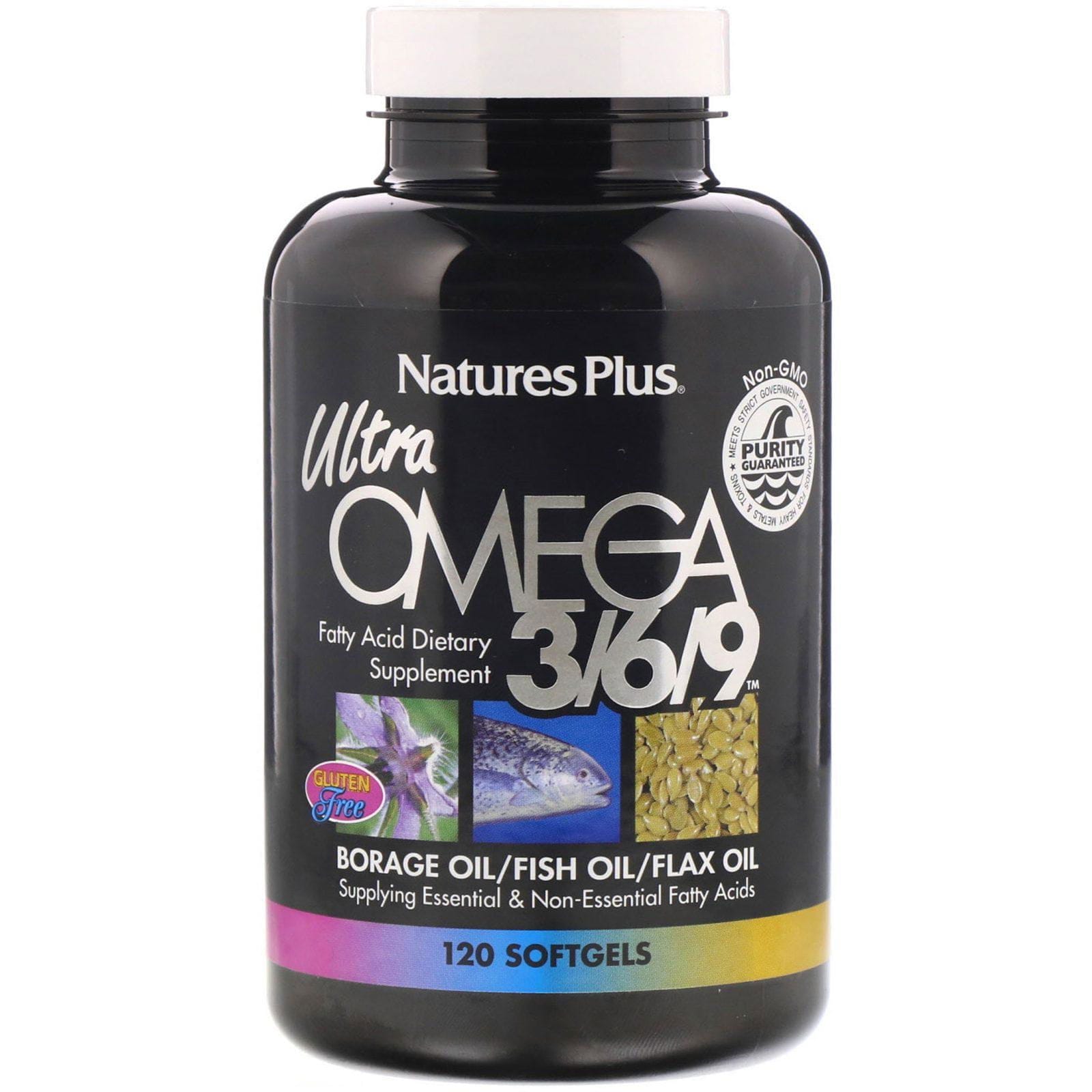 Nature's Plus, Ultra Omega 3/6/9, 120 capsulas blandas
