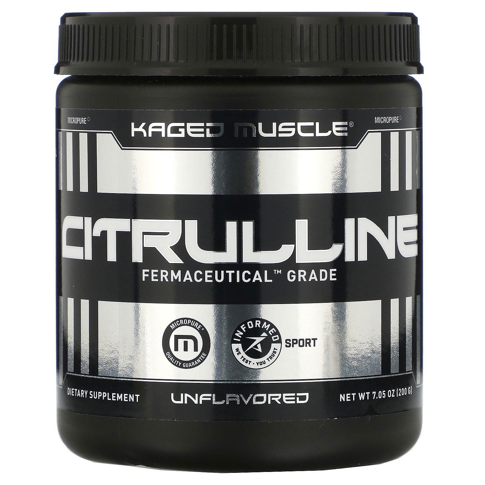 Kaged Muscle, Citrulline, Unflavored, 7.05 oz (200 g)