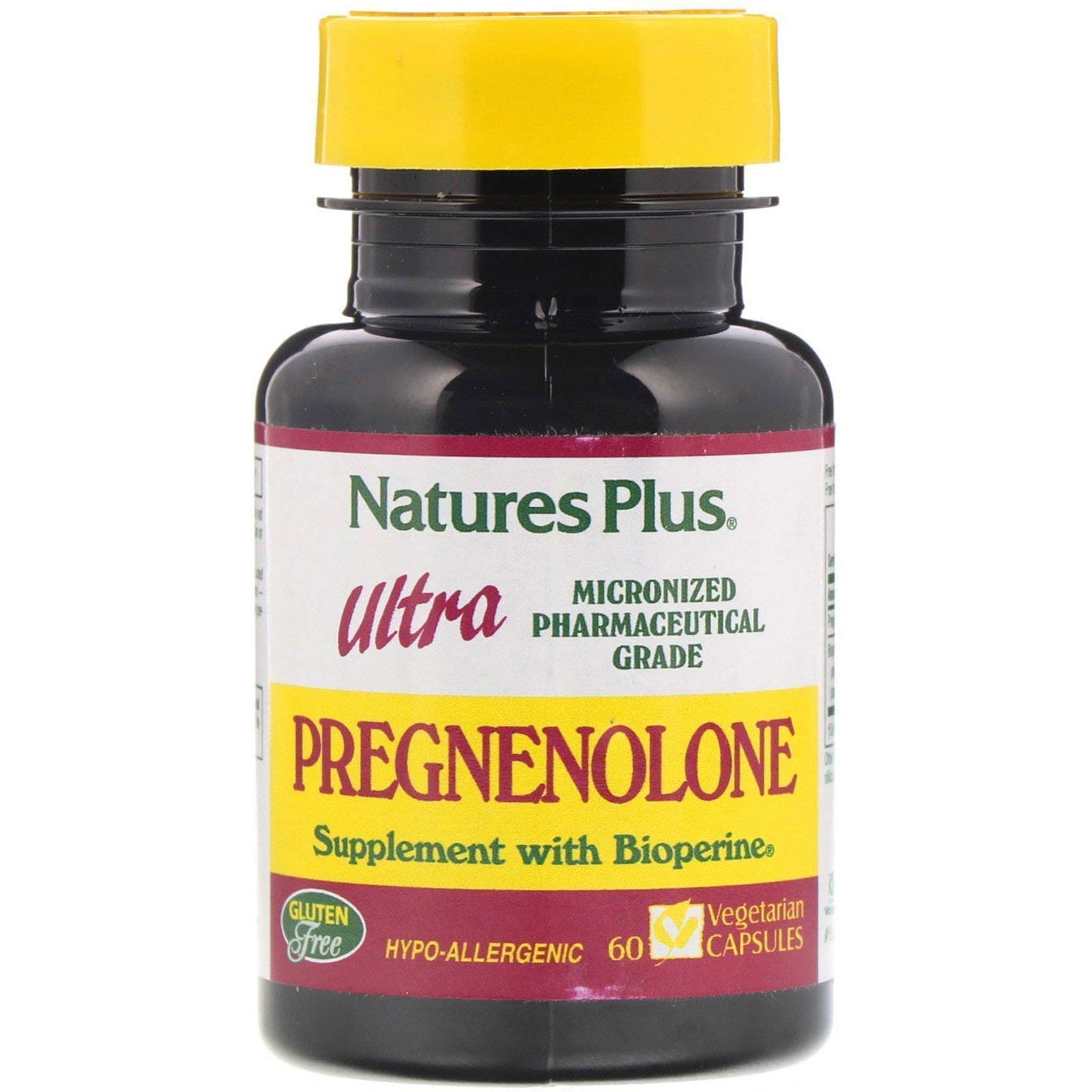 Nature's Plus, Ultra Pregnenolone, 60 cápsulas vegetarianas