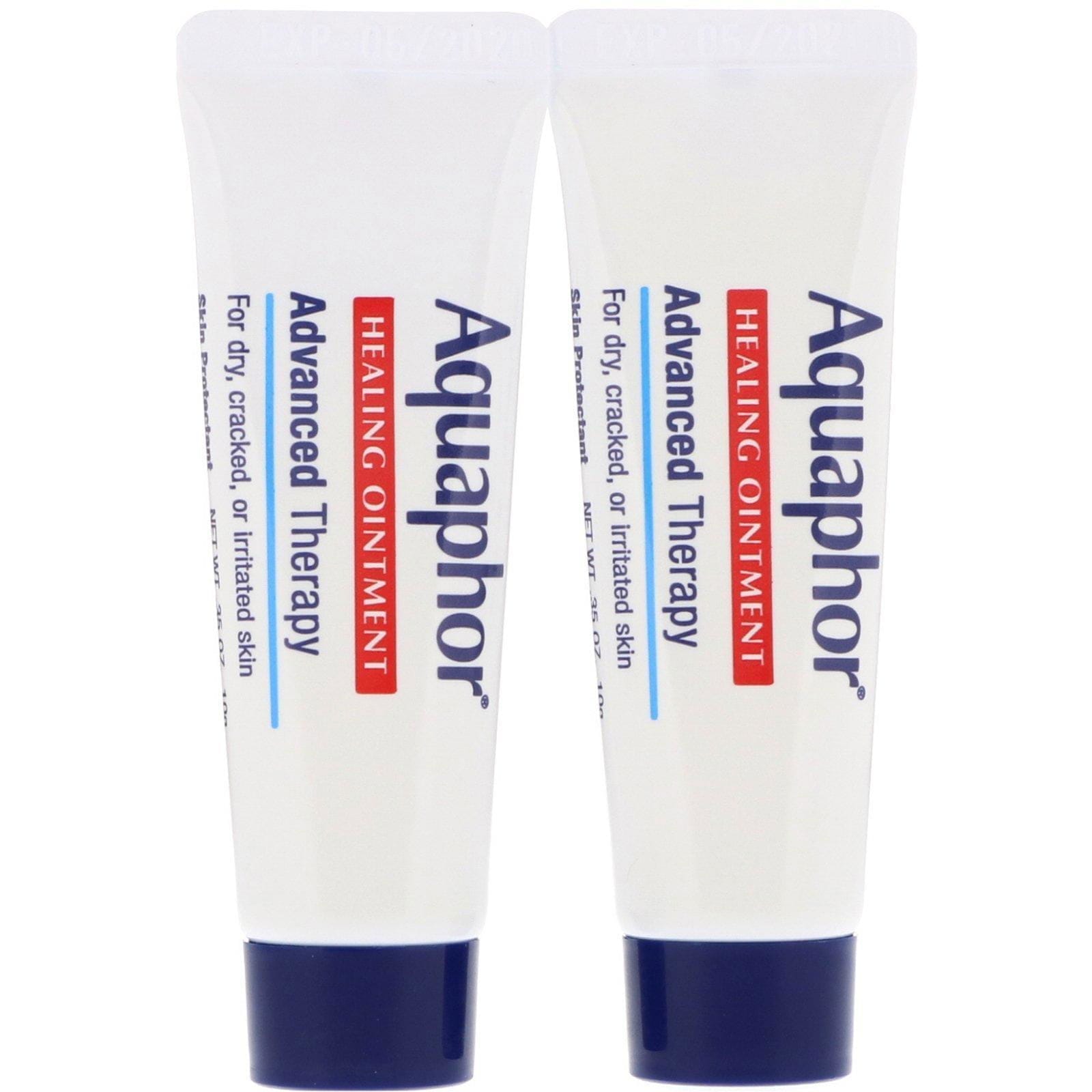 Aquaphor, Healing Ointment, Skin Protectant, Dual Pack, .35 oz ea
