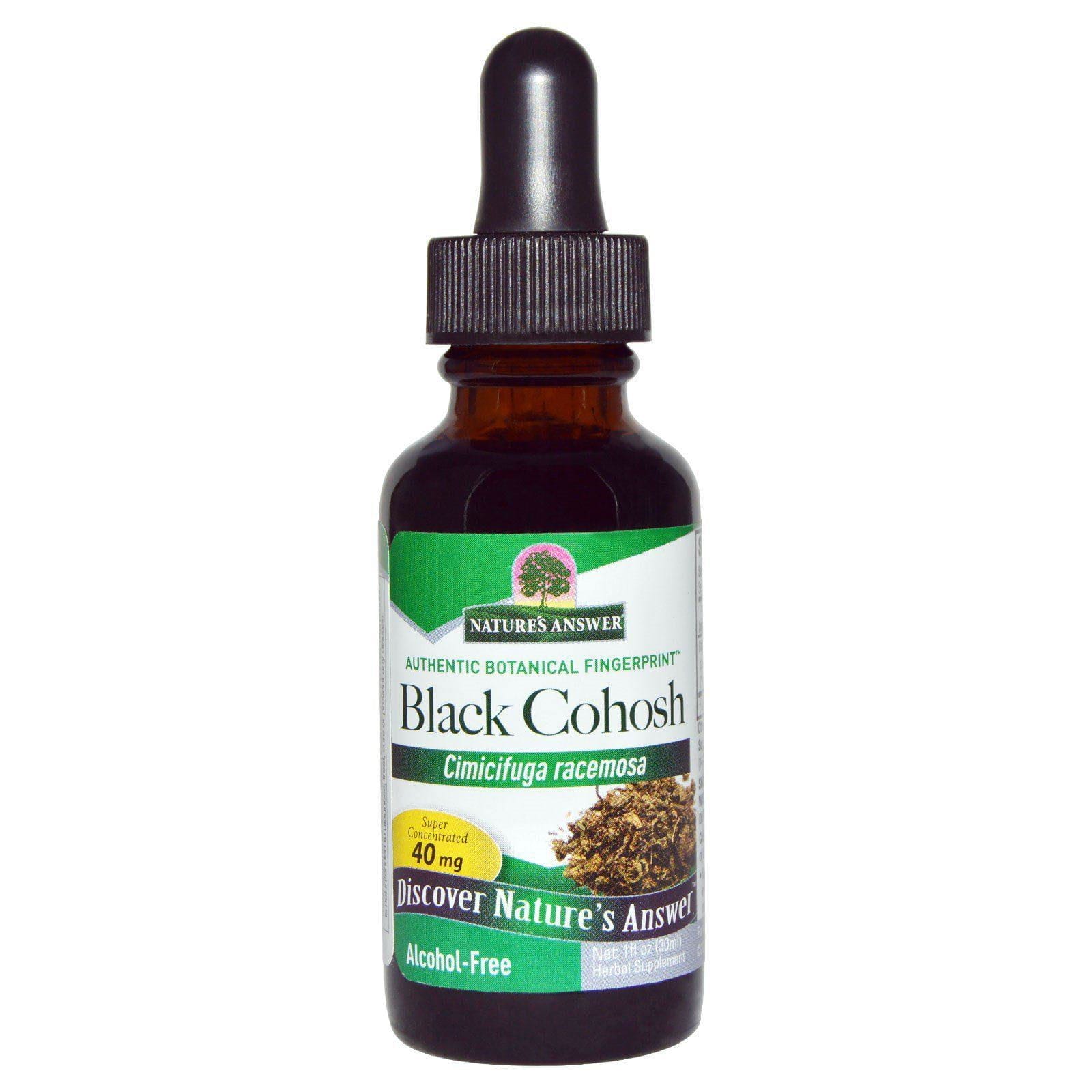 Nature's Answer, Cimífuga, sin alcohol, 40 mg, 1 oz líquida (30 ml)