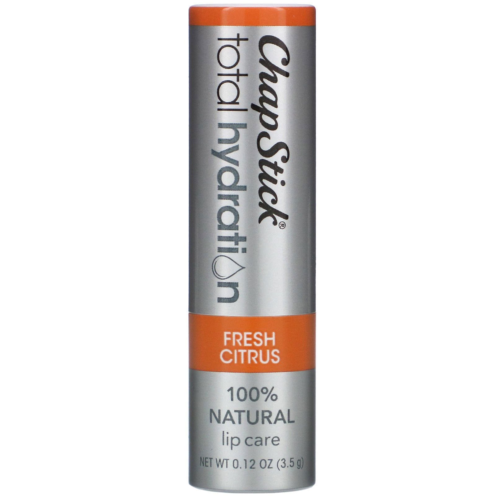 Chapstick, Bálsamo para el cuidado de labios de hidratación total, Citrus fresco, 3,5 g (0,12 oz)