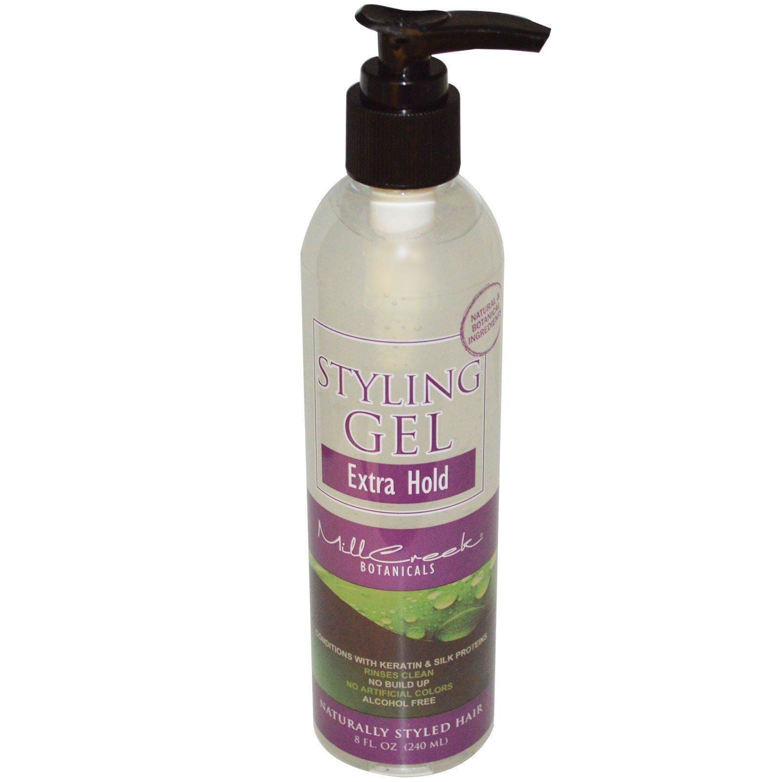 Mill Creek Botanicals, Gel para peinar, con cuerpo adicional, 8 oz fluidas (240 ml)
