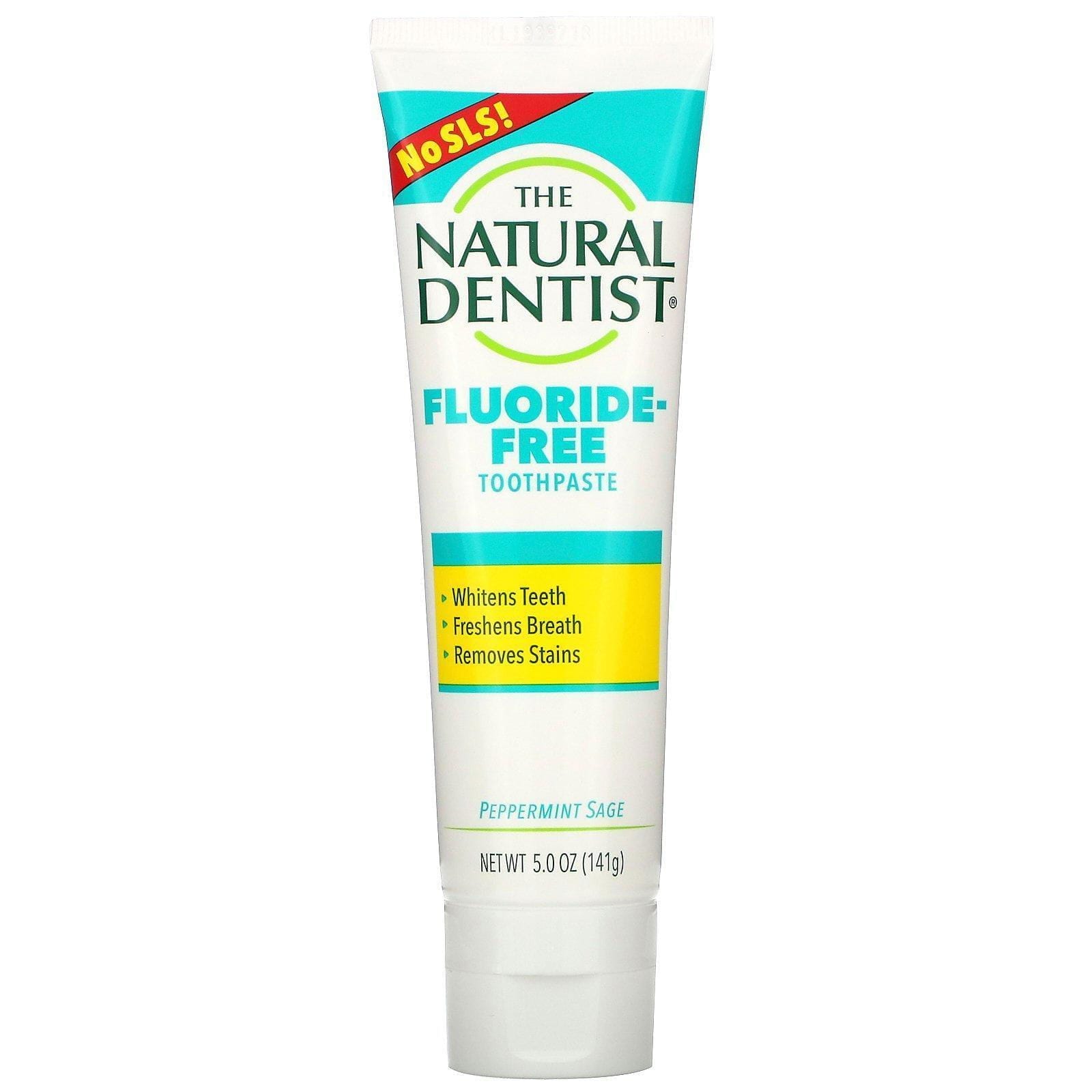 The Natural Dentist, Fluoride-Free Toothpaste, Peppermint Sage, 5.0 oz (141 g)