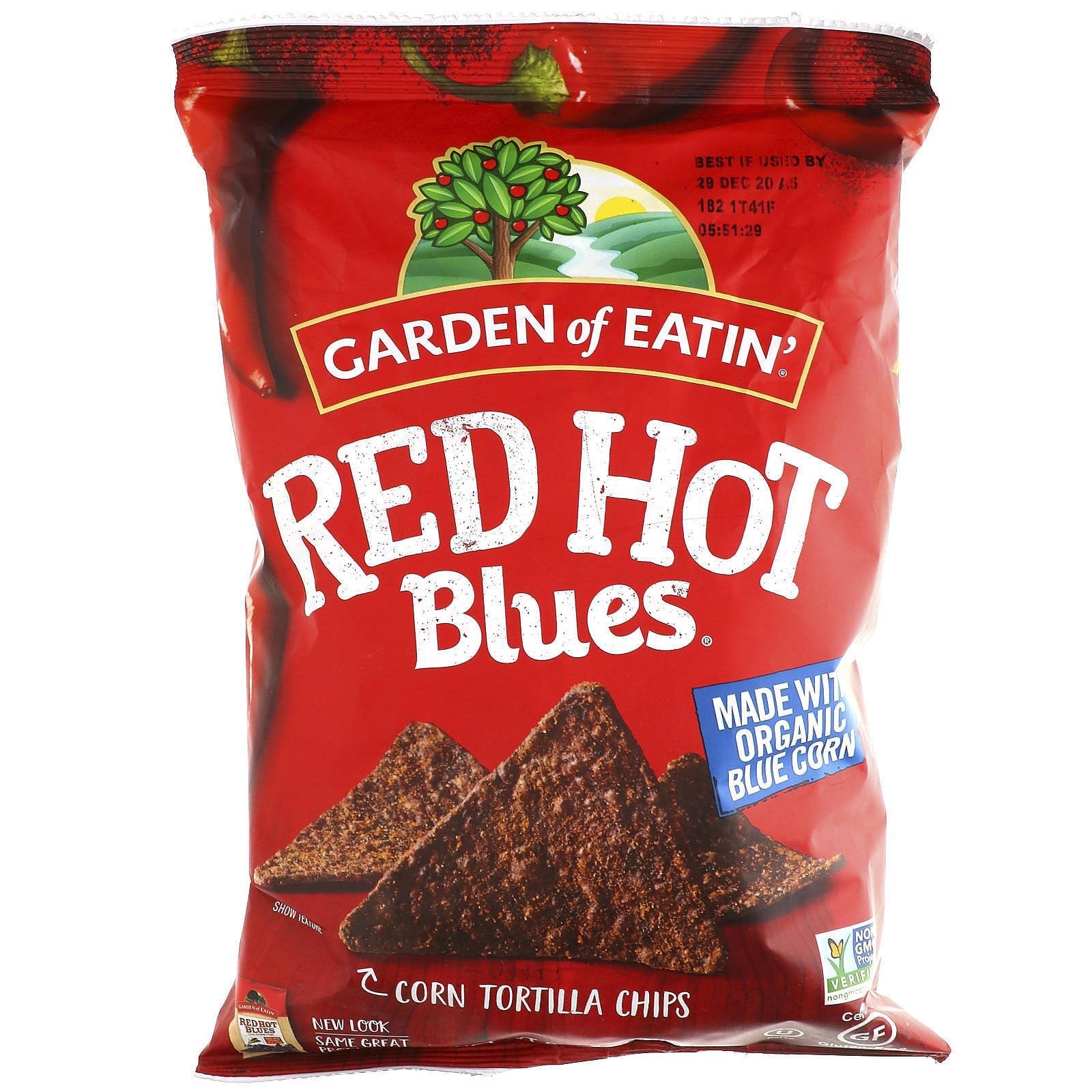Garden of Eatin', Chips de tortillas de maíz, Red Hot Blues, 8,1 oz (229 g)
