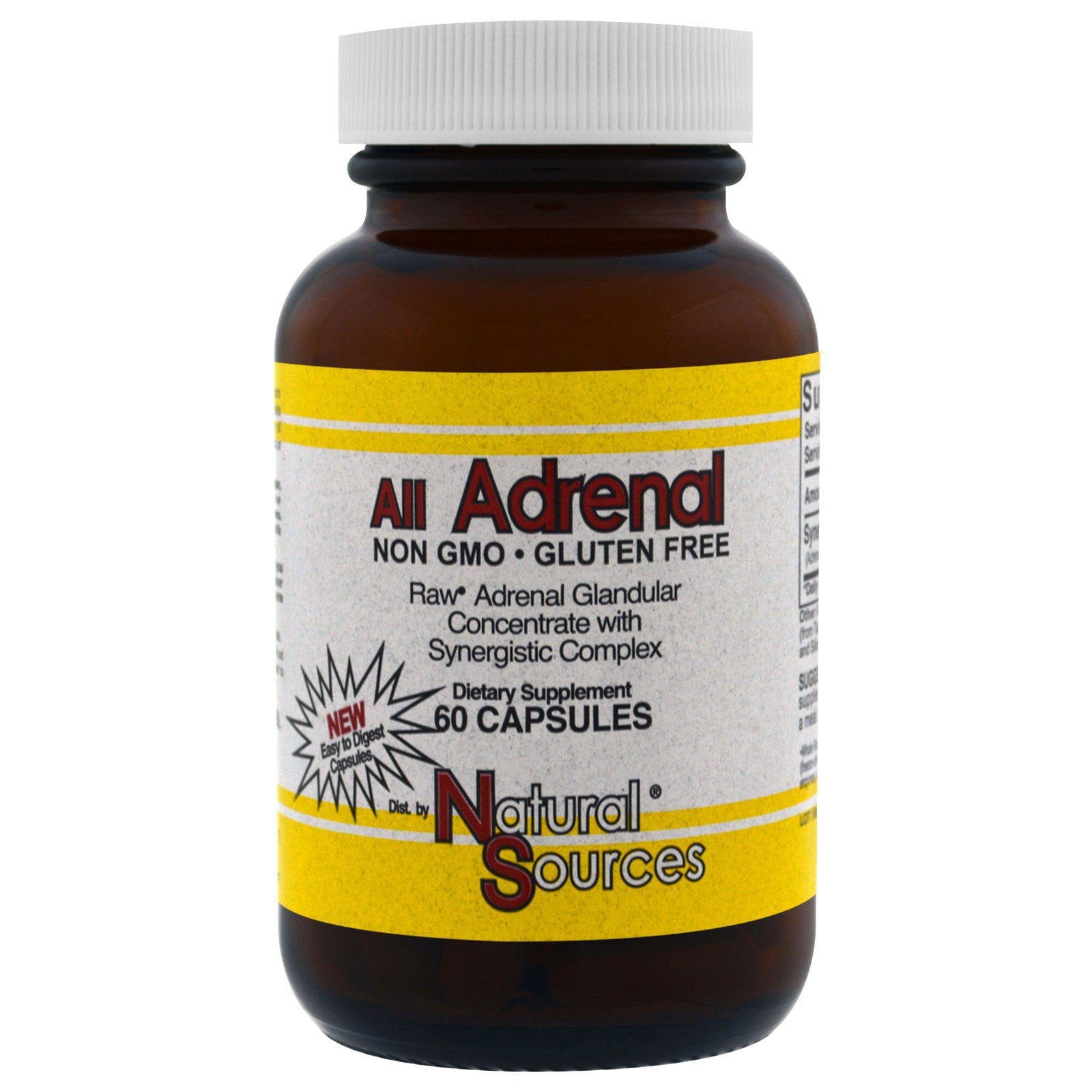 Natural Sources, All Adrenal, 60 Cápsulas