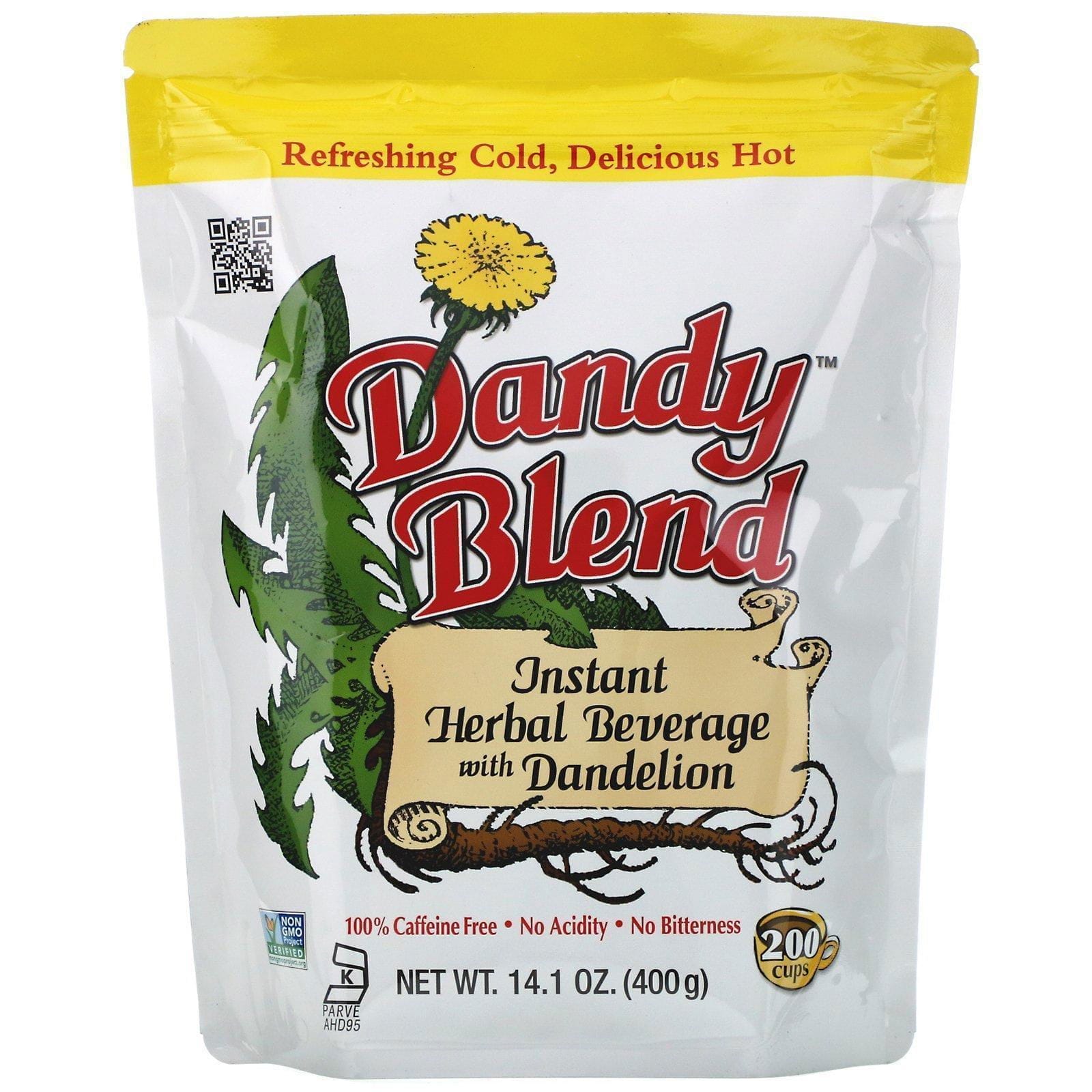 Dandy Blend, Bebida instantánea de hierbas con diente de león, sin cafeína, el 14,1 oz (400 g)
