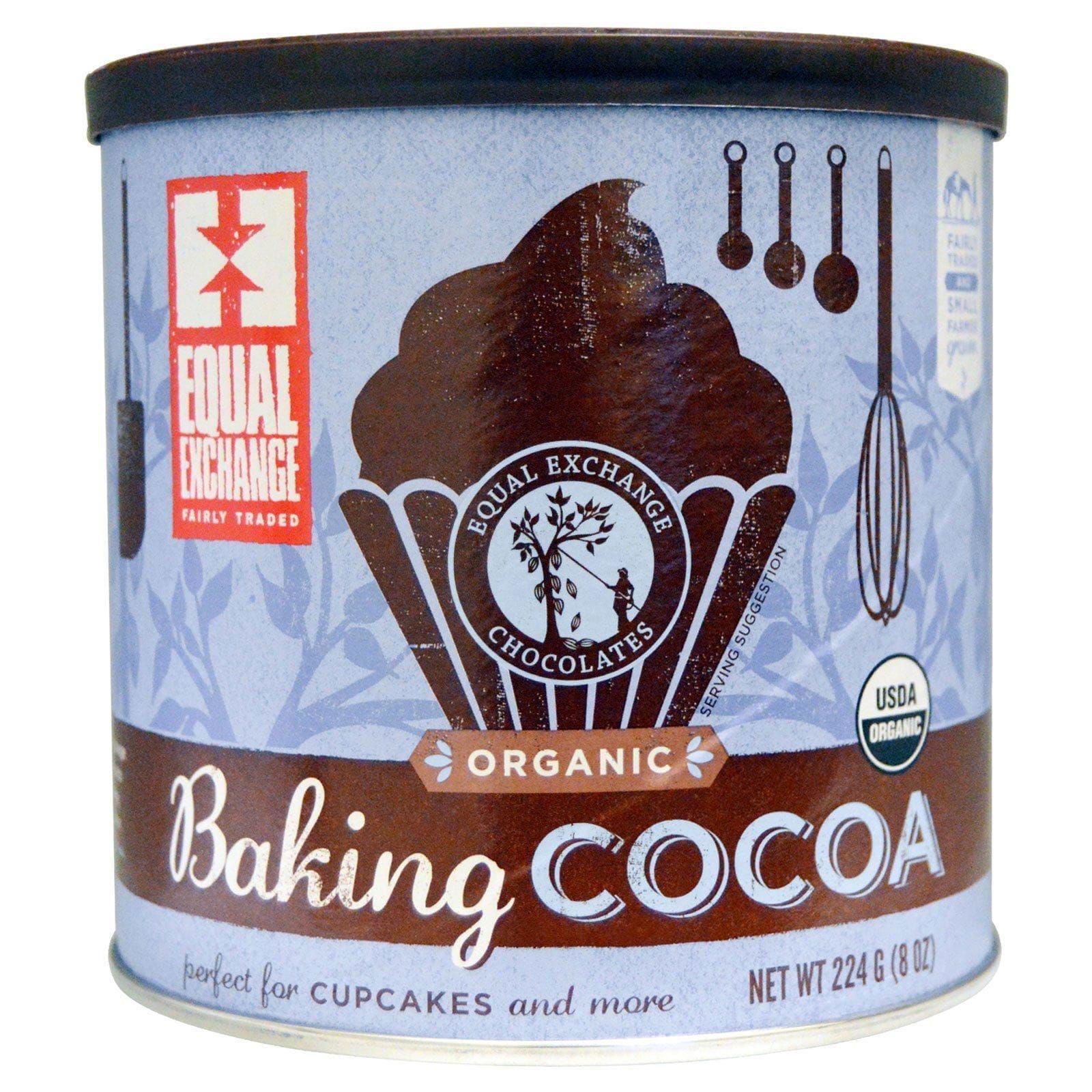 Equal Exchange, Organic Baking Cocoa, Cacao Orgánico Crudo, 8 oz (224 g)