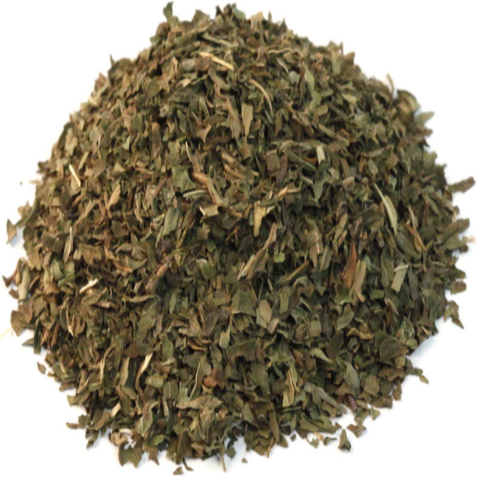 Frontier Natural Products, Hoja de Menta Verde Orgánica, Cortada y Tamizada, 16 oz (453 g)