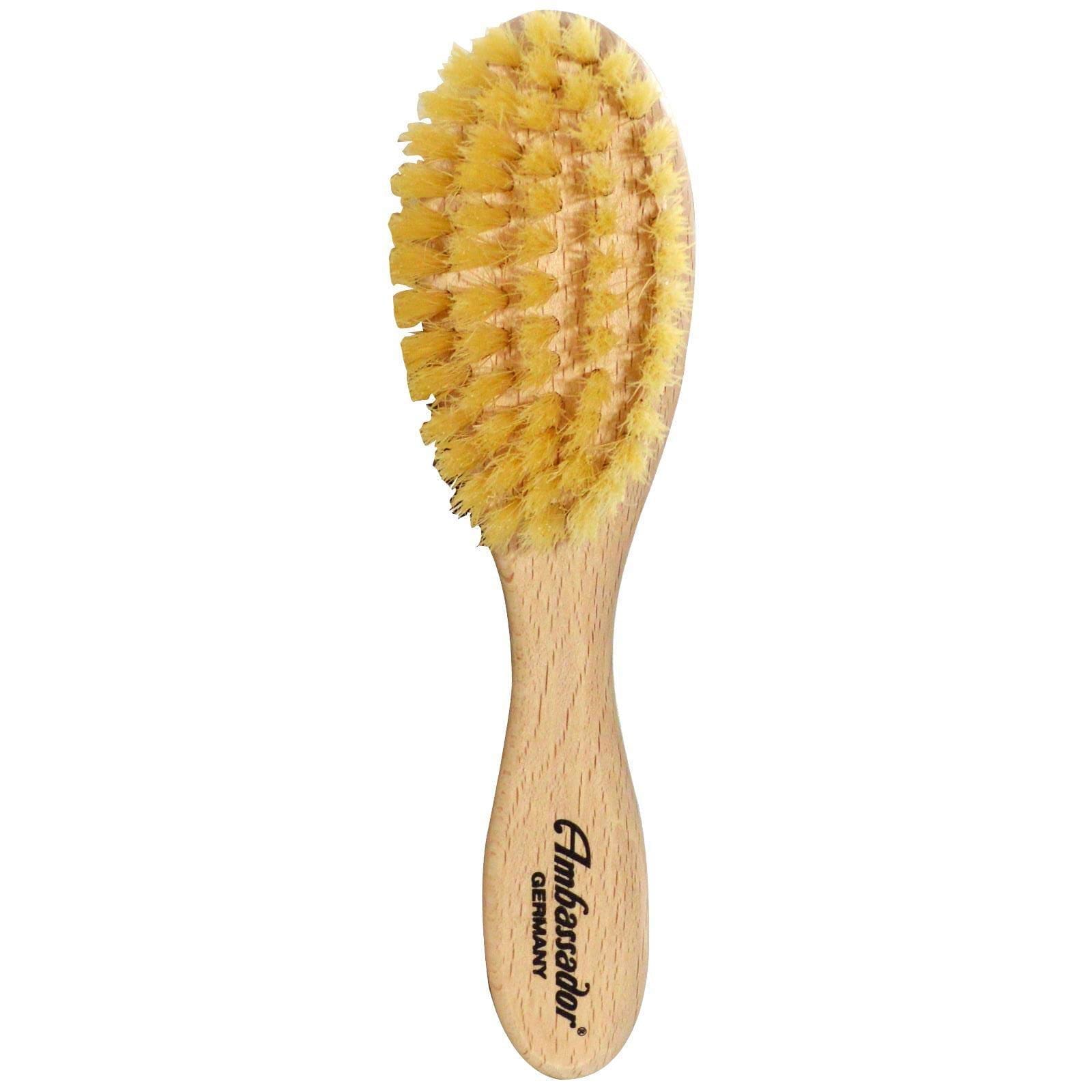 Fuchs Brushes, Cepillo para el Pelo Ambassador, Cepillo Natural de Madera, Tamaño para Bebés, 1 Cepillo para el Pelo